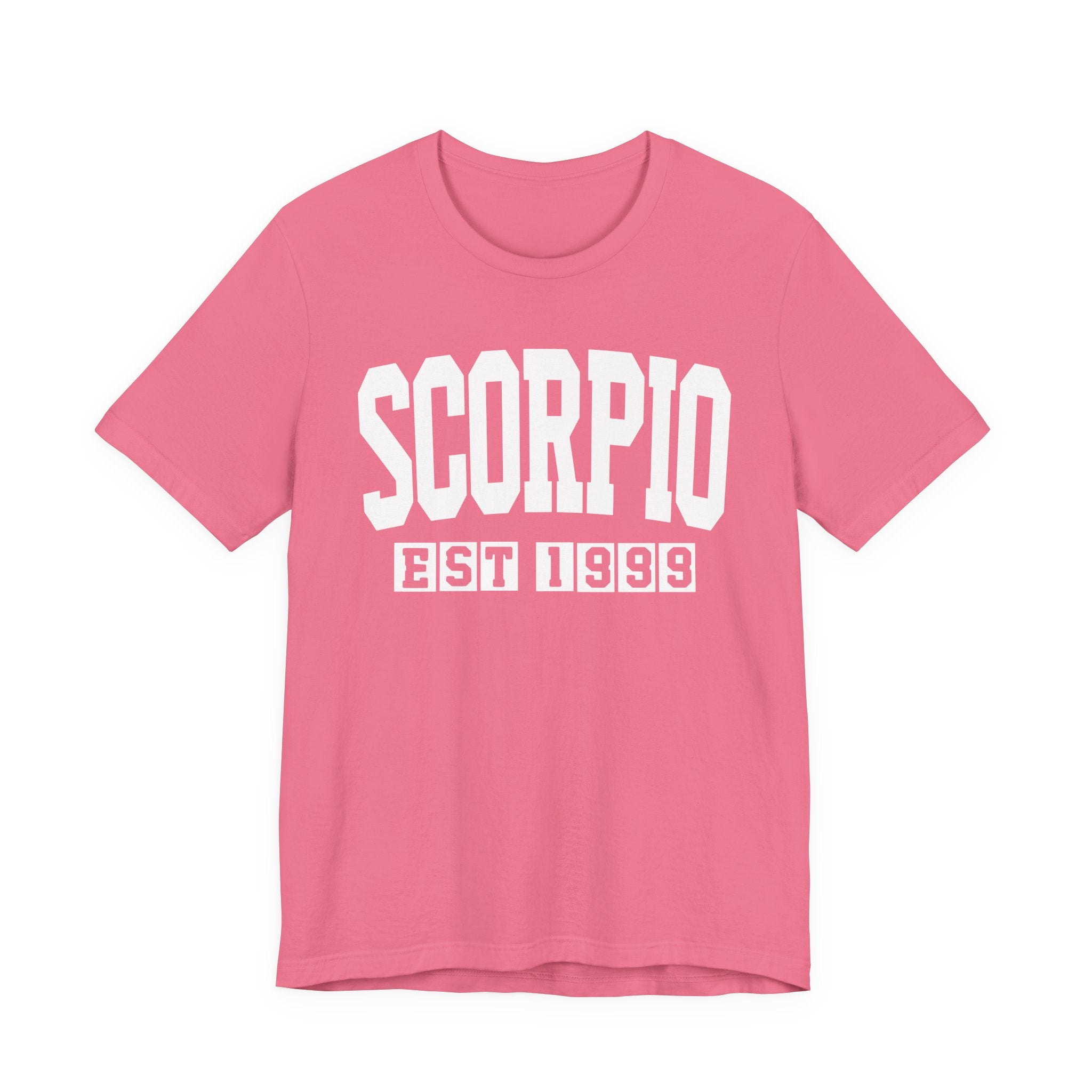 Scorpio EST (YEAR) Personalization — Zodiac Birthday Tee Shirt