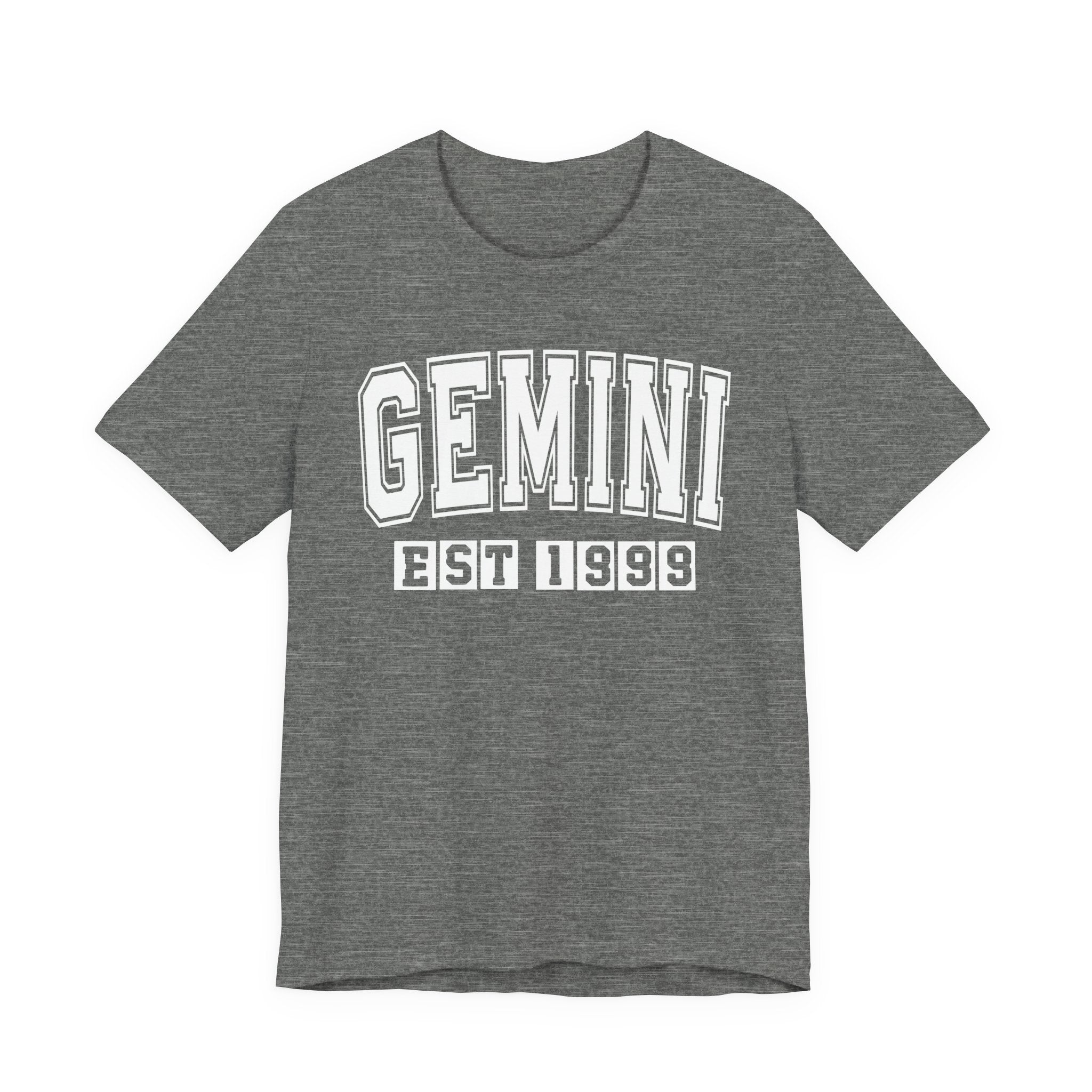 Gemini EST (YEAR) Personalization — Zodiac Birthday Tee Shirt
