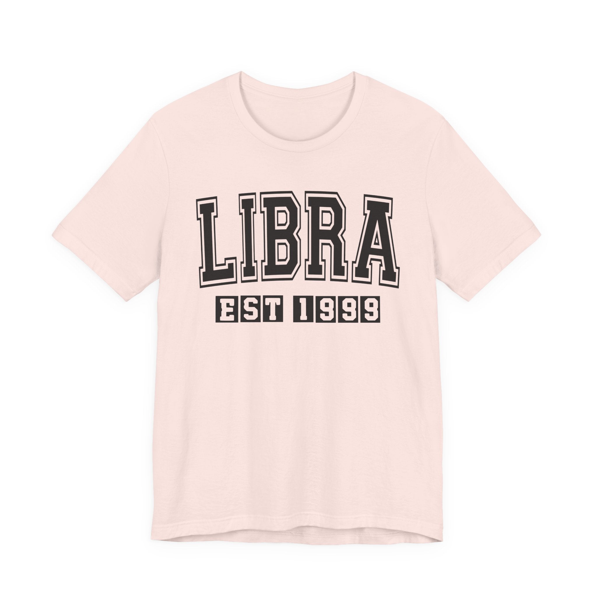 Libra EST (YEAR) Personalization — Zodiac Birthday Tee Shirt