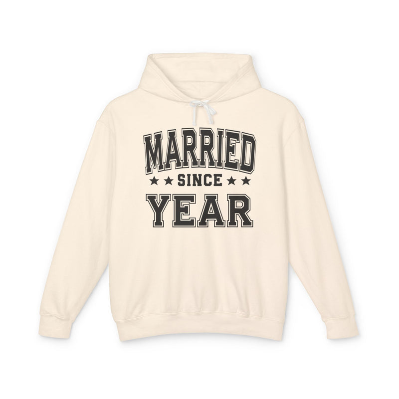 Married (Personalized Date) —  Bride/Married Hoodie, Wedding & Anniversary Gift