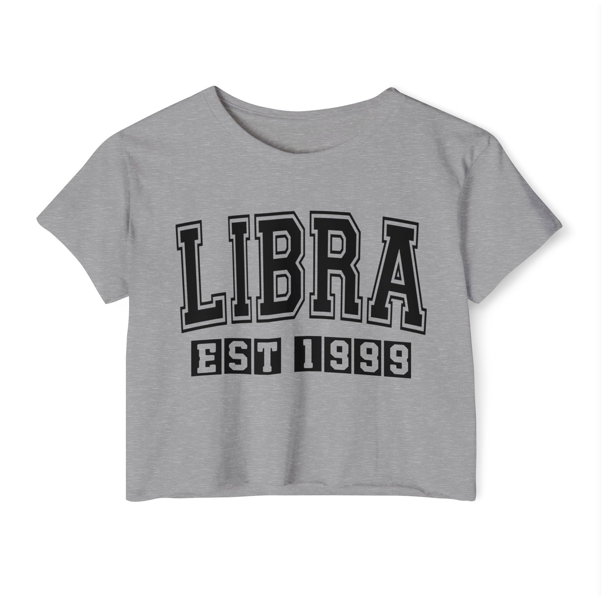 Libra EST (YEAR) Personalization -  Crop Top