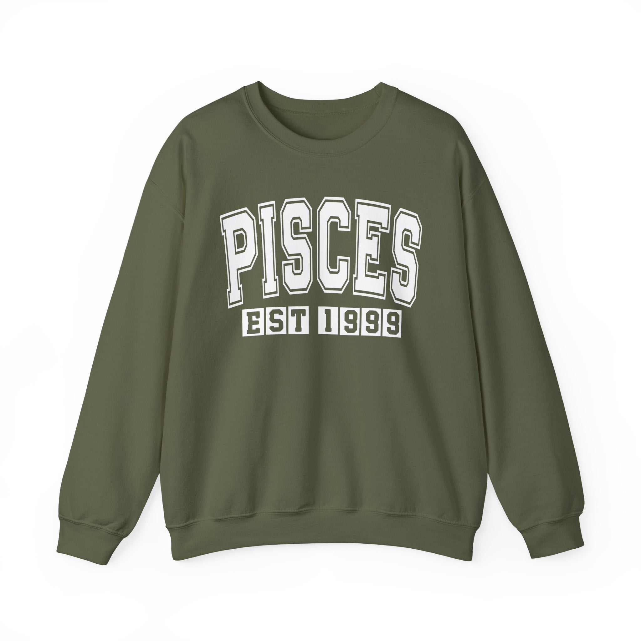 Pisces (EST YEAR) Personalization — Zodiac Graphic Sweatshirt