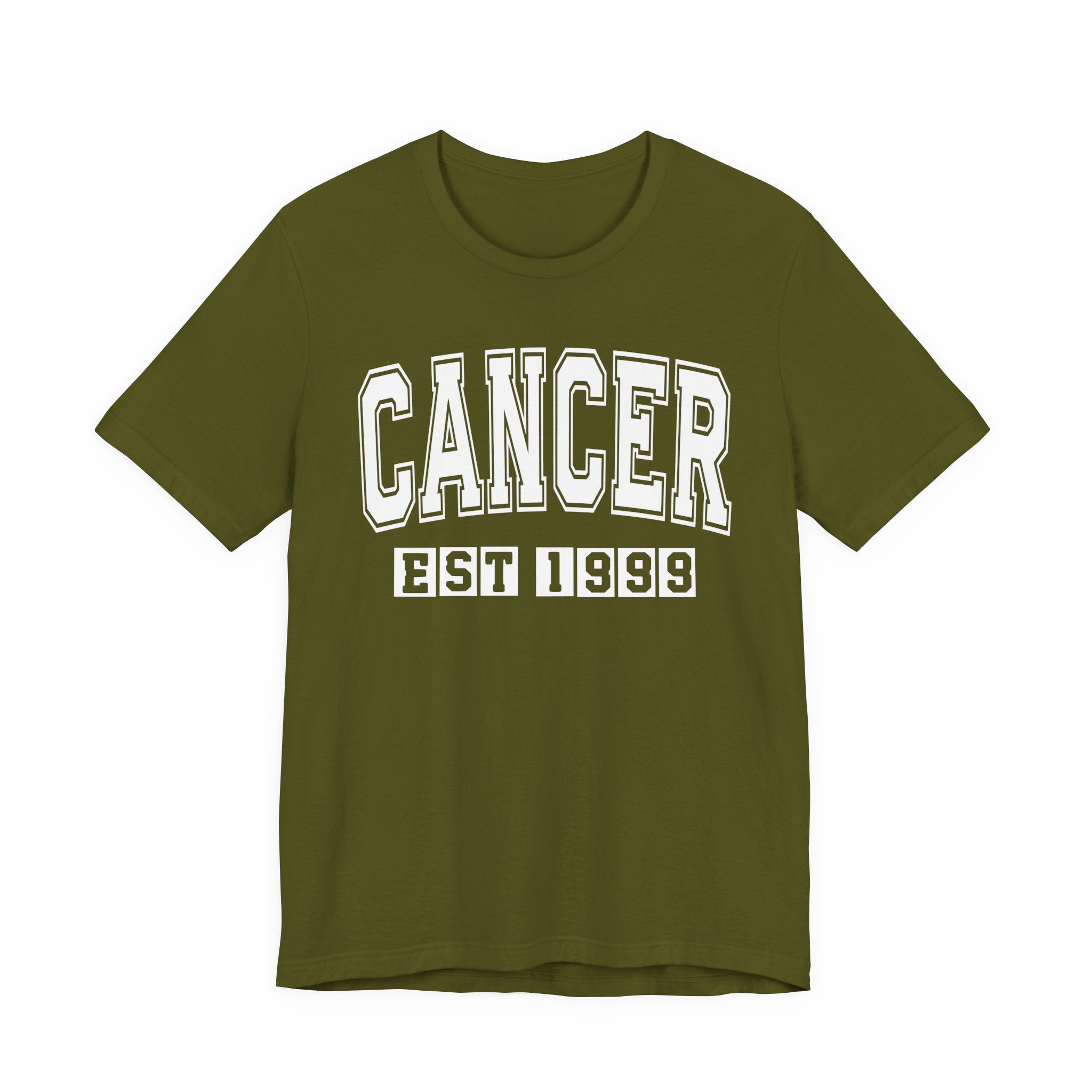 Cancer EST (YEAR) Personalization — Zodiac Birthday Tee Shirt