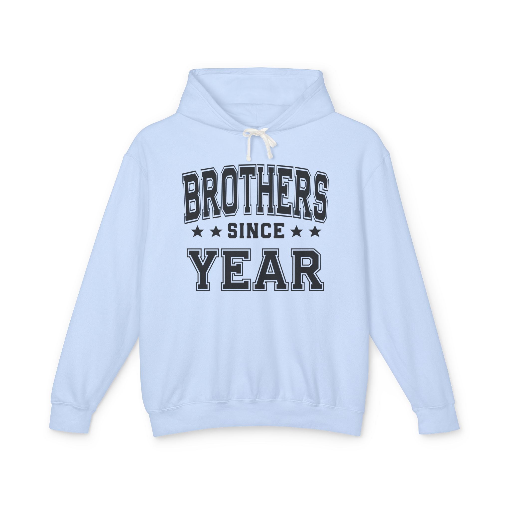 Brothers (Personalized Date) — Friendship Sibling Milestone Hoodie
