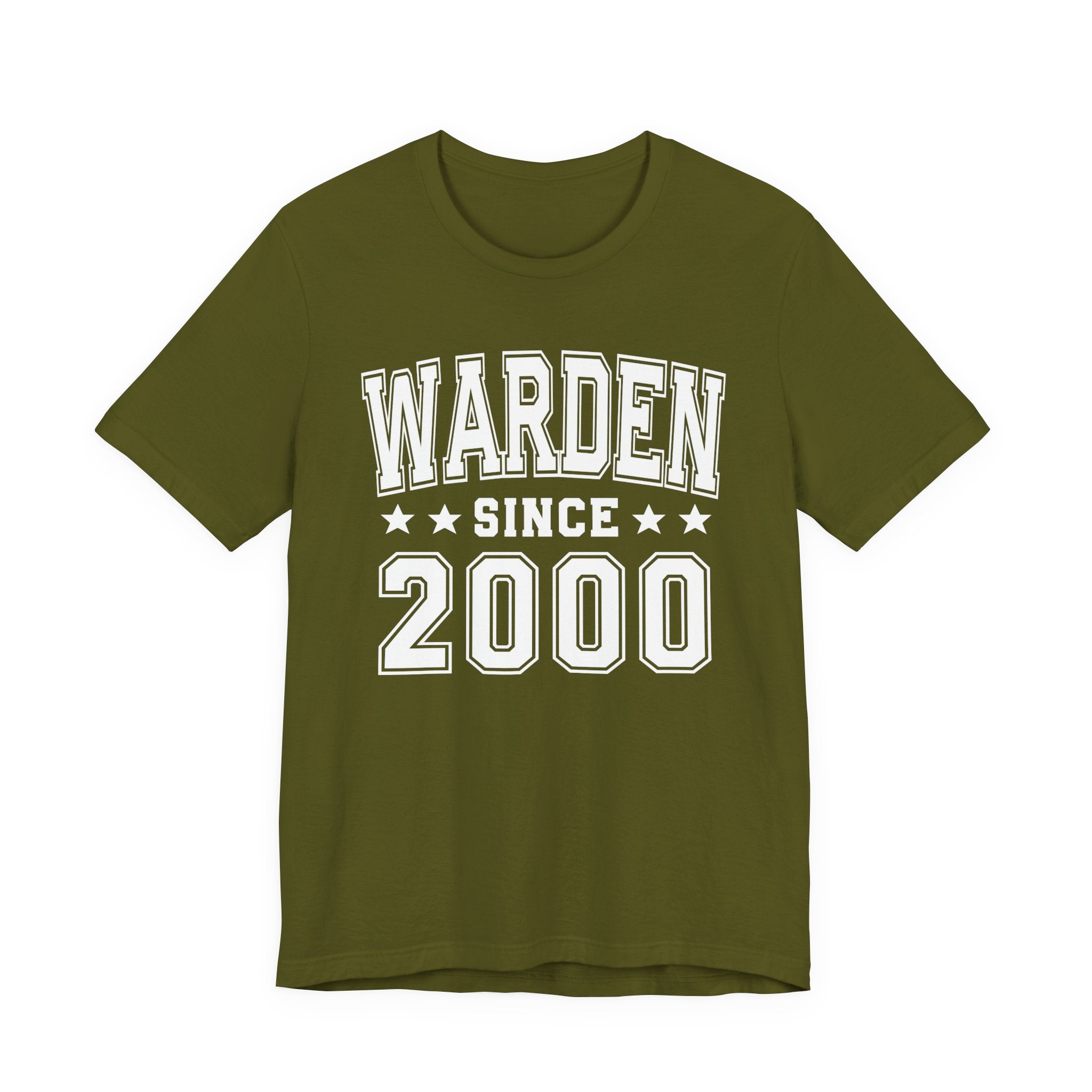 Warden Since (Personalized Date) —  Bride/Married T-shirt, Wedding & Anniversary Gift