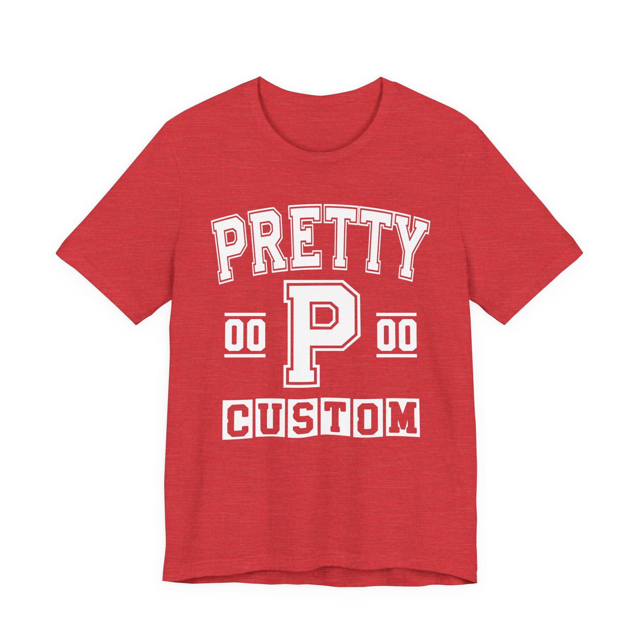 Custom Pretty Varsity Tee Shirt — Customize Birthday Day/Month/Year - Customize Season/nation/Society