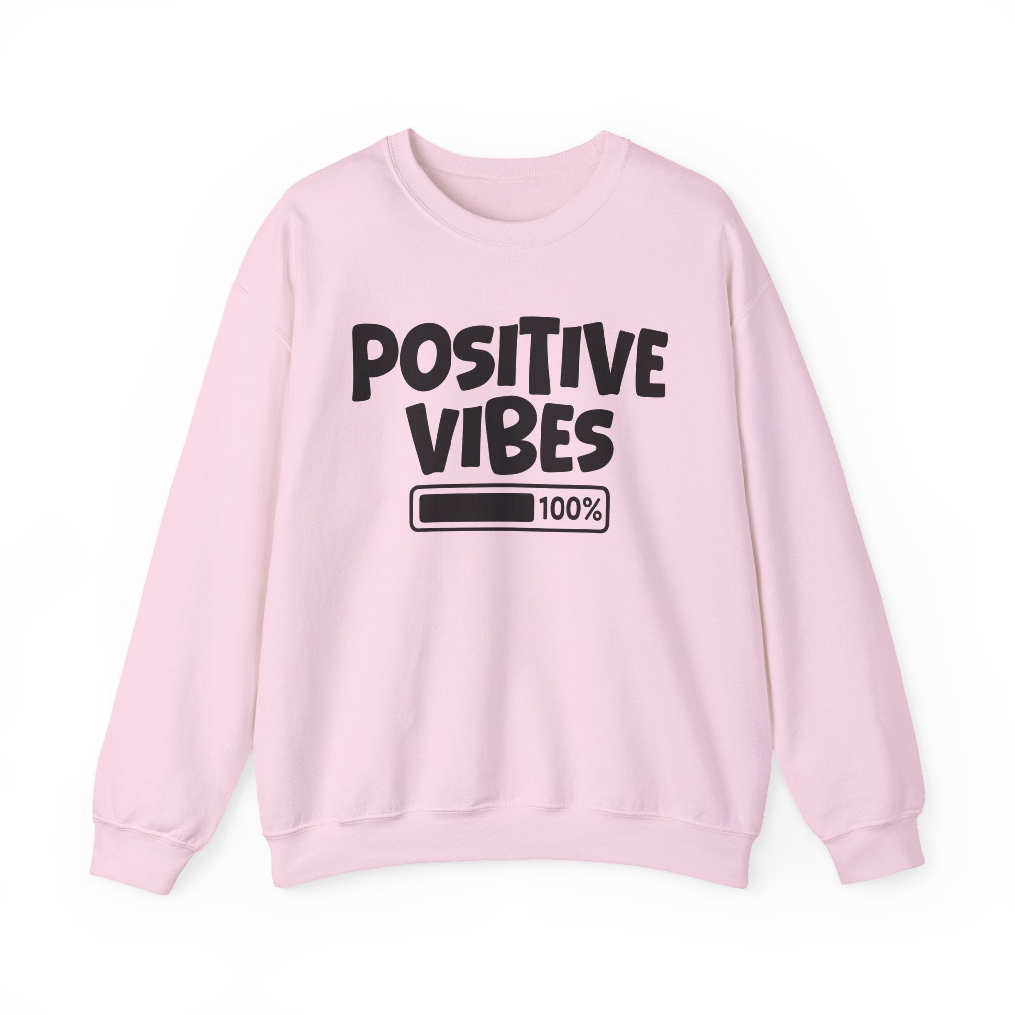 Positive Vibes - Crewneck Sweatshirt — Political Activism Fist Graphic