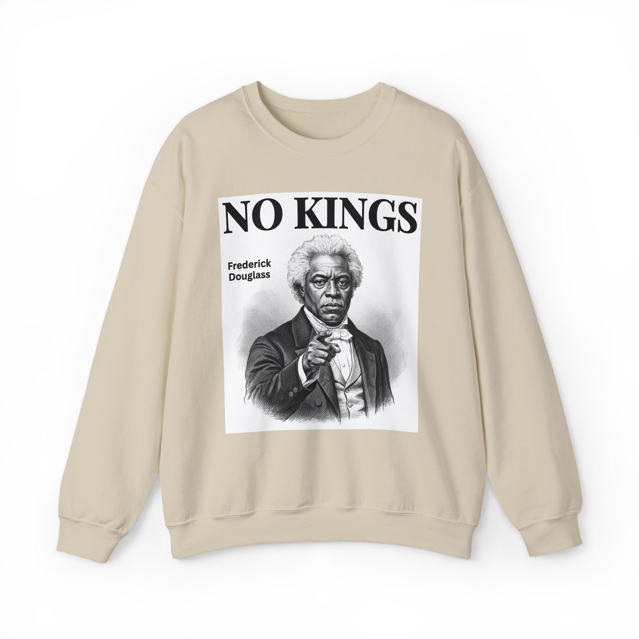 No Kings Frederick Douglass — Sweatshirt