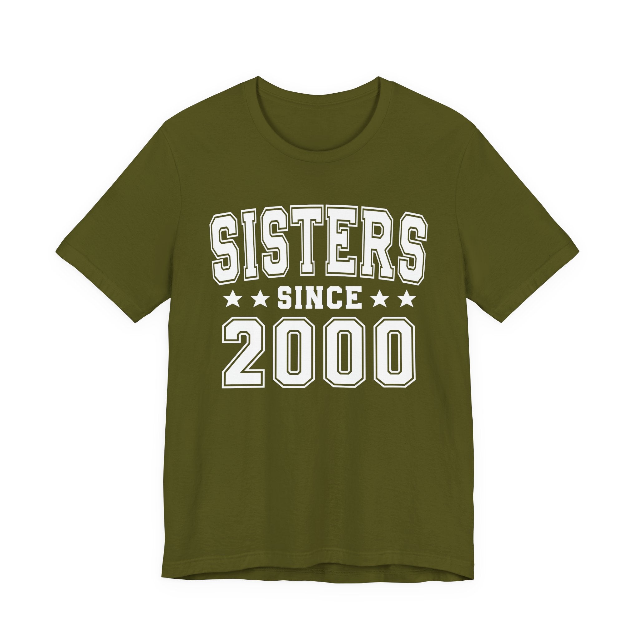 Sisters Since (Personalized Date) —  Bride/Married T-shirt, Wedding & Anniversary Gift
