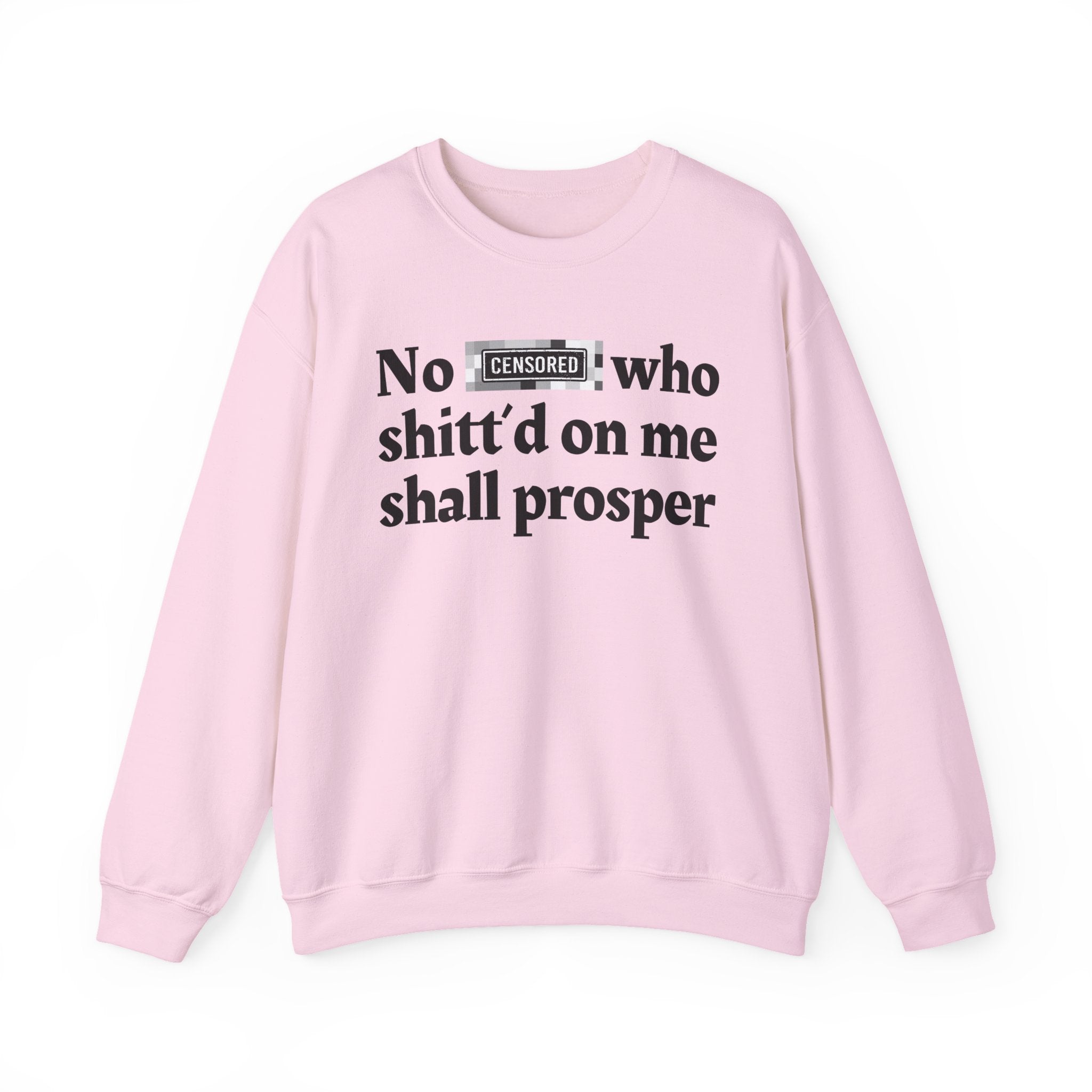 No Bitch Who Shitt'd On Me Shall Prosper — Bold Christian Statement Sweatshirt