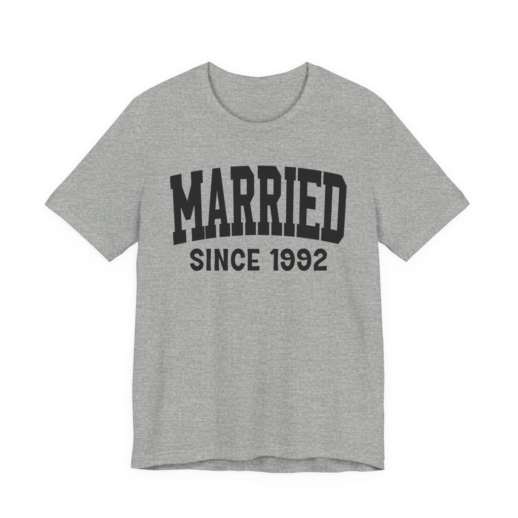 Married Personalization T-Shirt - Add Your Special "Since Date"