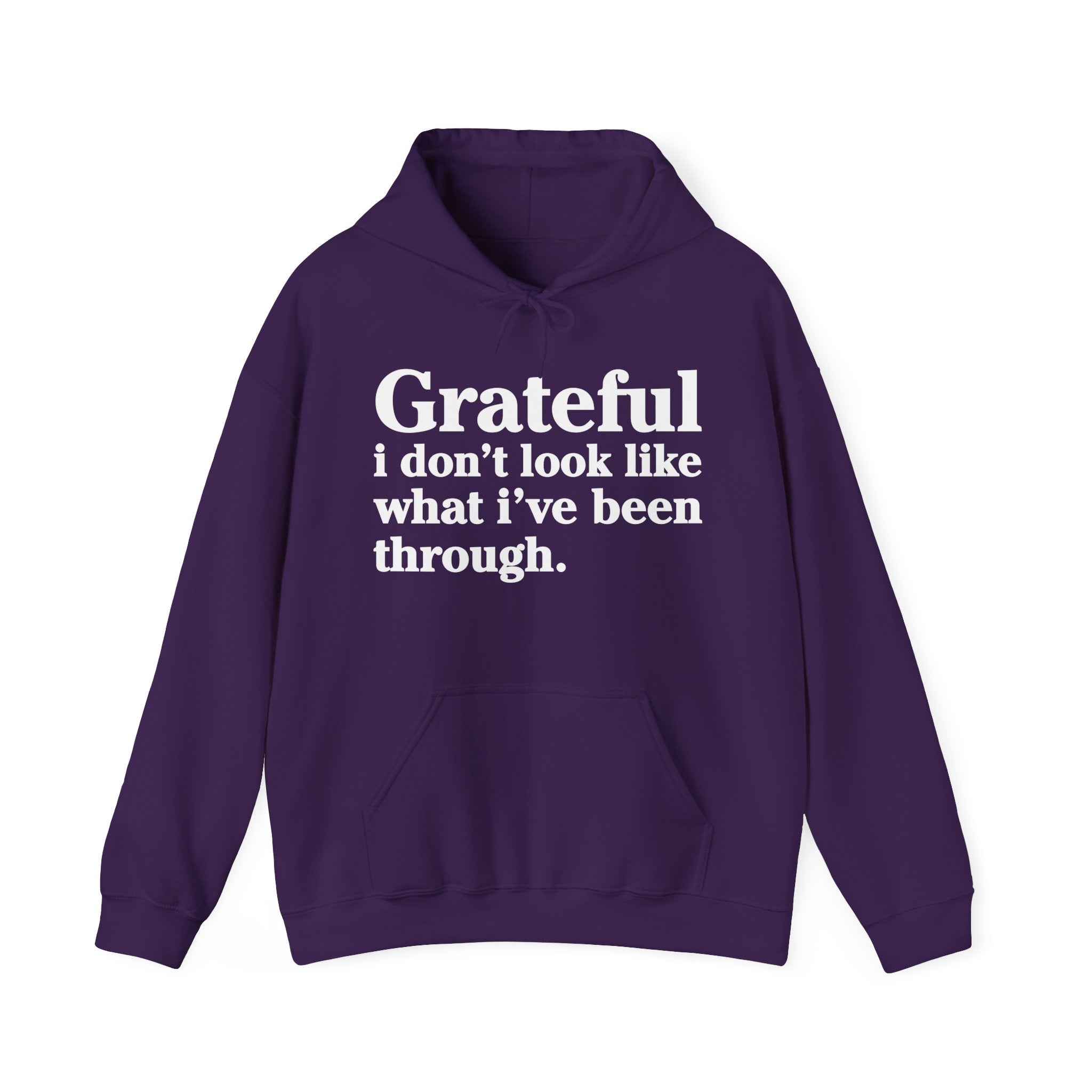 Grateful I Don't Look Like What I Been Through – Inspirational Christian Prayer Hoodie