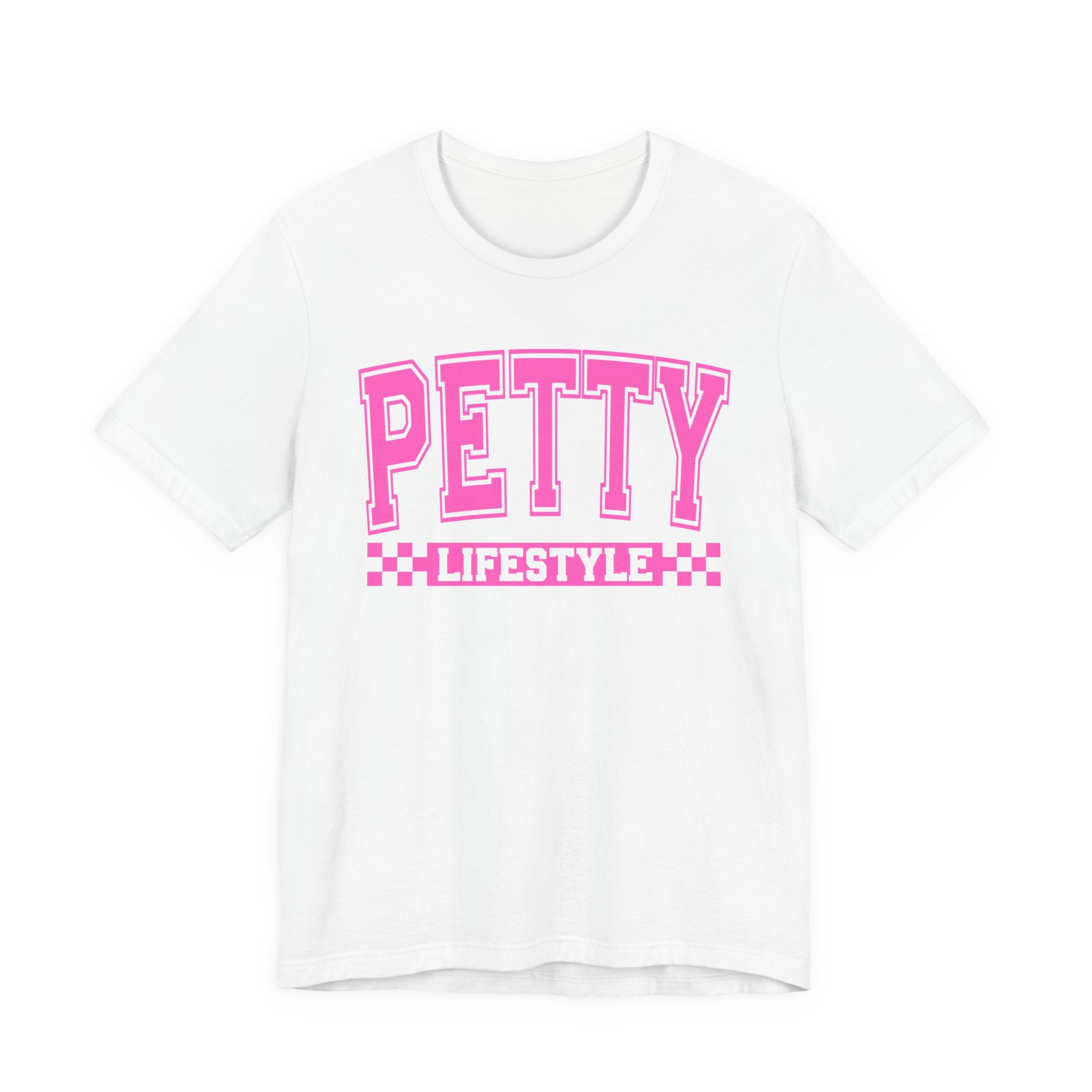 Petty Lifestyle - Pink Varsity Statement T-Shirt