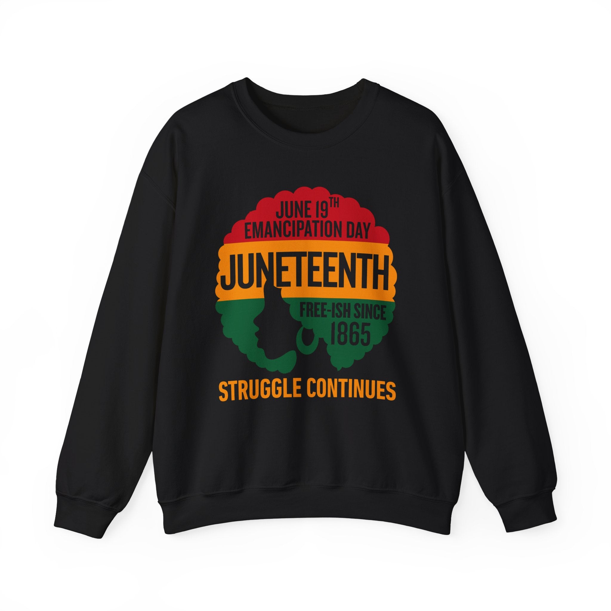 Emancipation Day JuneT-Shirtnth Struggle Continues Sweatshirt