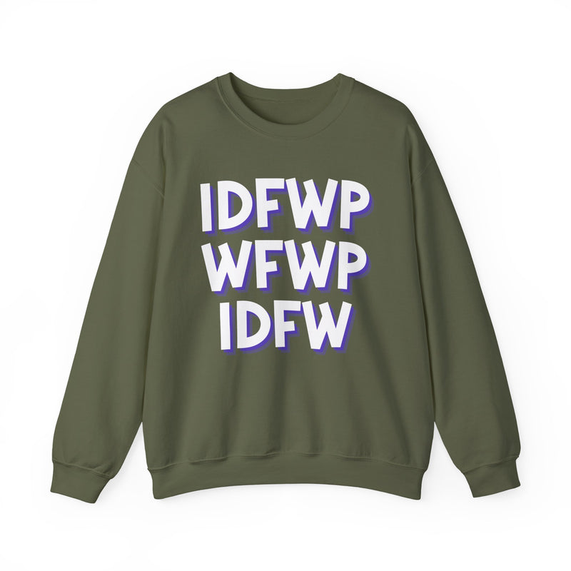 IDFWPWFWPIDFW — Sweatshirt (glitch)