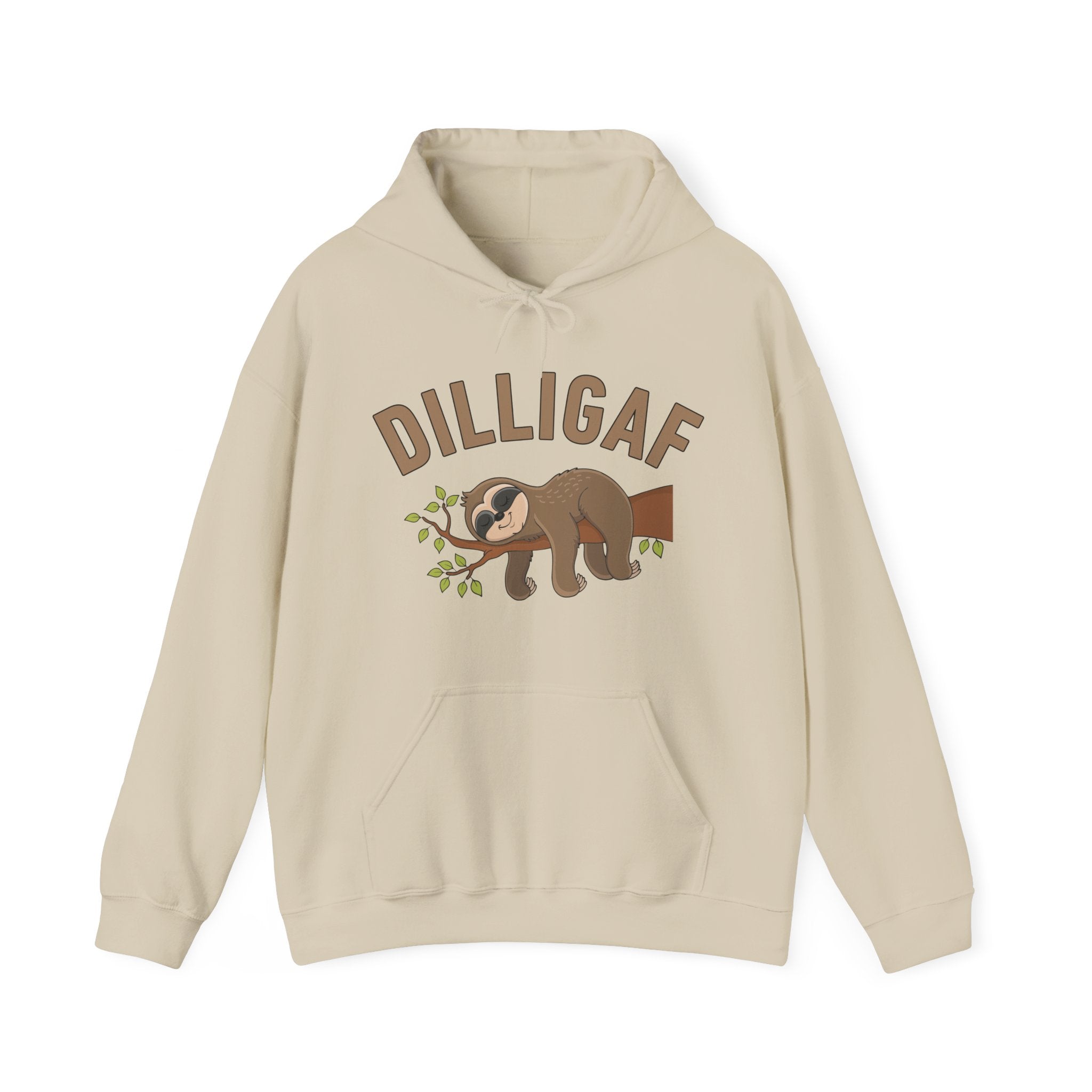 DILLIGAF — Do I Look Like I Give A Fuck—— Hoodie (sloth)