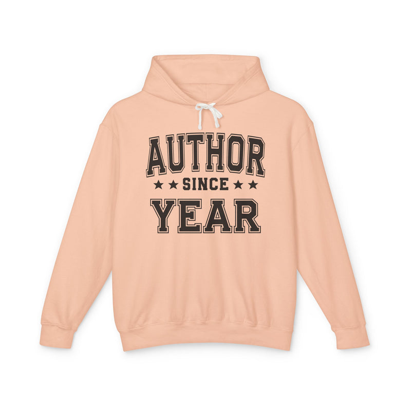 Author Since (Personalized Date) — Writer Author Milestone Hoodie