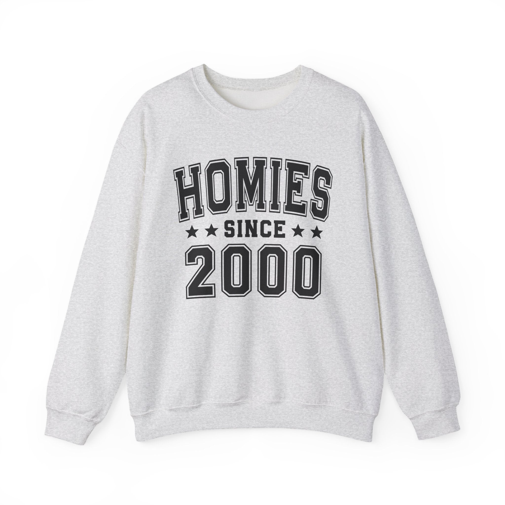Homies Since (Personalized Date) —  Friendship Milestone Sweatshirt