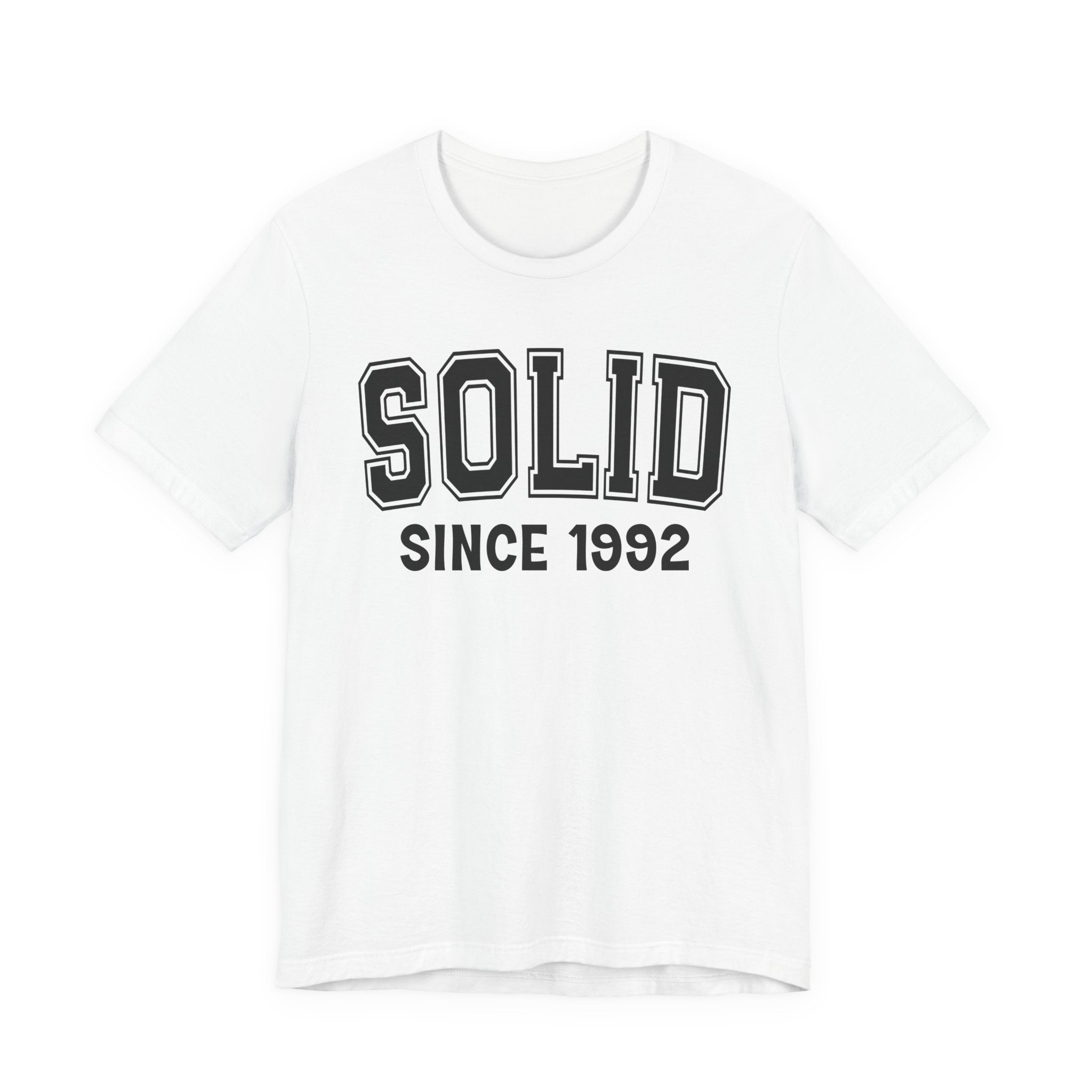 Solid Personalization T-Shirt - Add Your Special "Since Date"