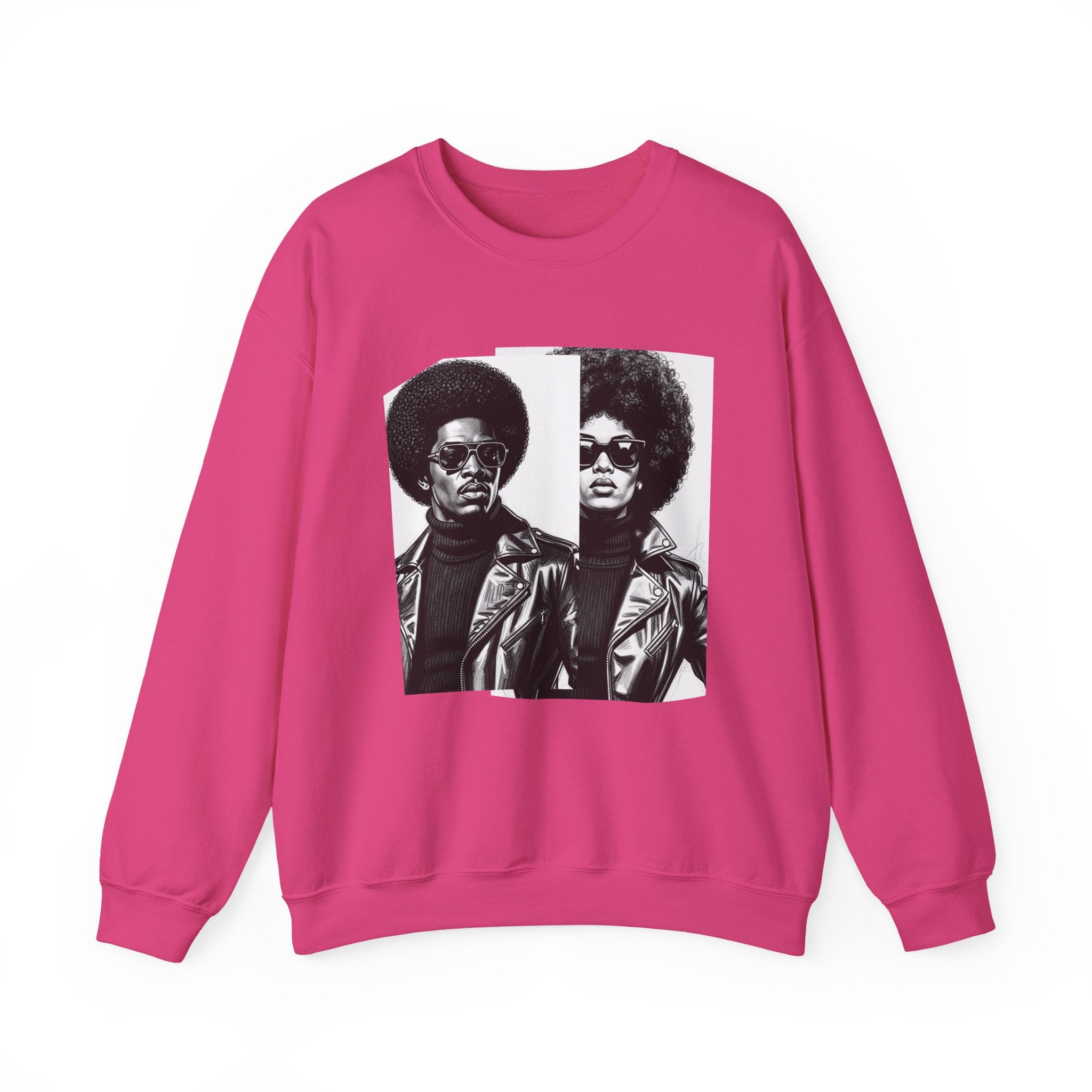 70s Portrait Of Black Couple - African American Pride Sweatshirt