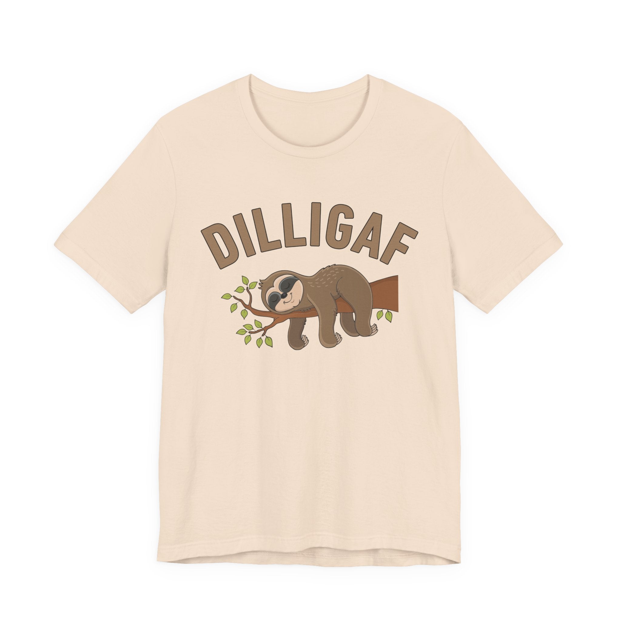 DILLIGAF — Do I Look Like I Give A Fuck T-Shirt (sloth)