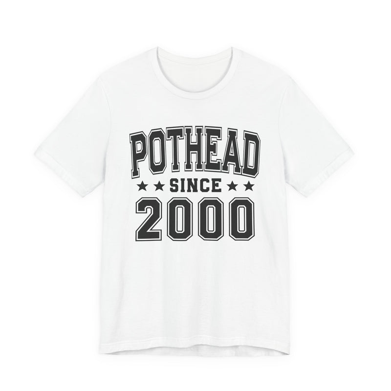 Pothead Since (Personalized Date) —  Bride/Married T-shirt, Wedding & Anniversary Gift