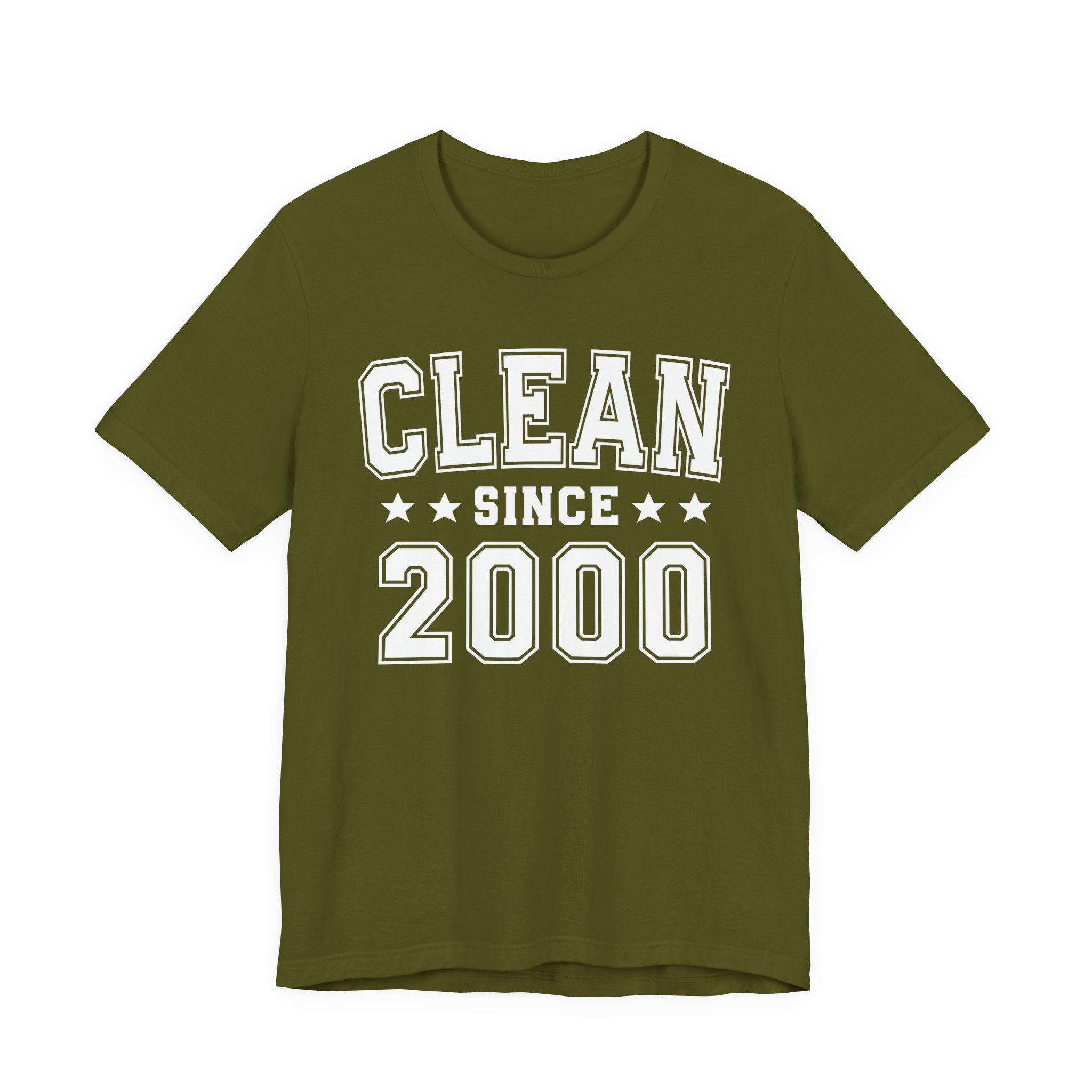 Clean Since (Personalized Date) —  Bride/Married T-shirt, Wedding & Anniversary Gift
