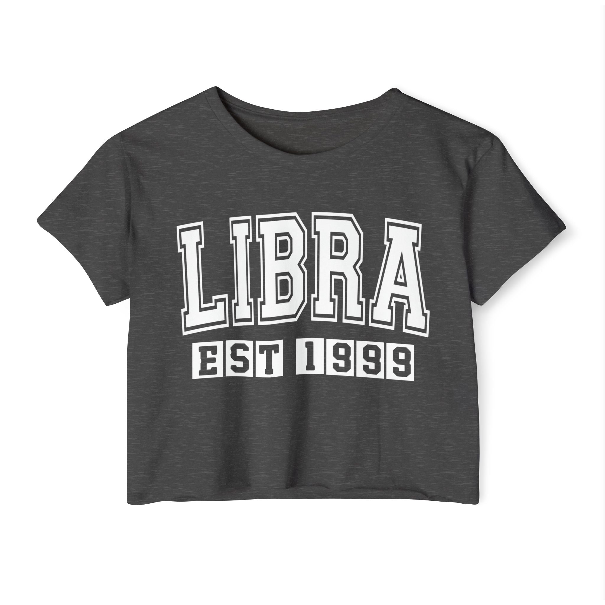 Libra EST (YEAR) Personalization -  Crop Top