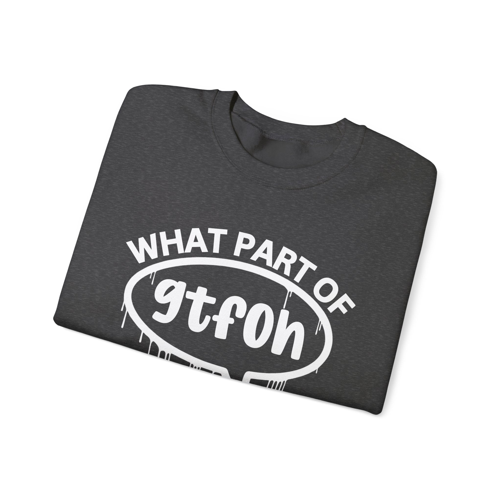 What Part of GTFOH You Don’t Understand? Witty Sweatshirt