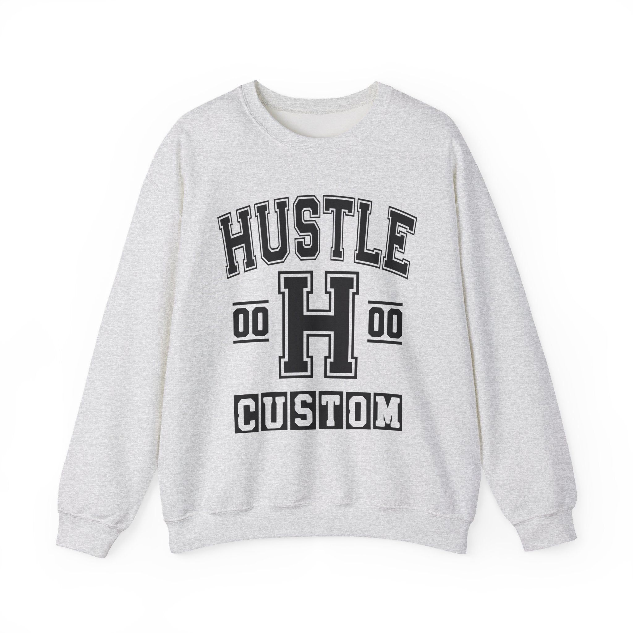 Custom Hustle Varsity Sweatshirt - Customize Birthday Day/Month/Year - Customize Gemini Season/Nation