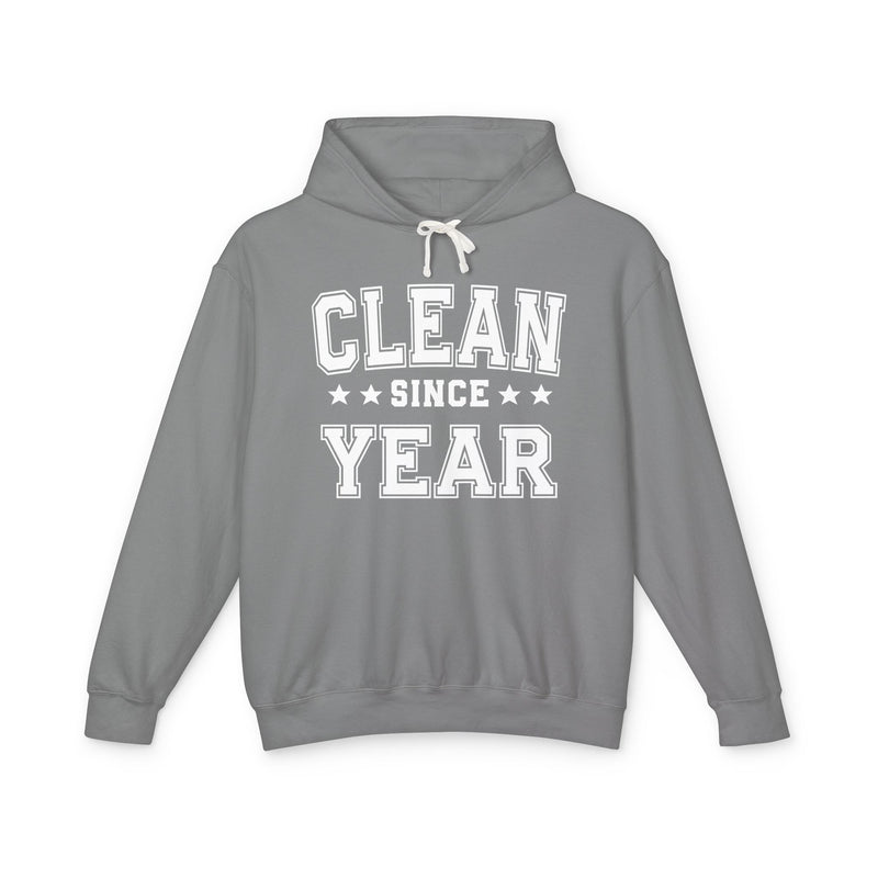Clean Since (Personalized Date) — Abstinence Milestone Hoodie