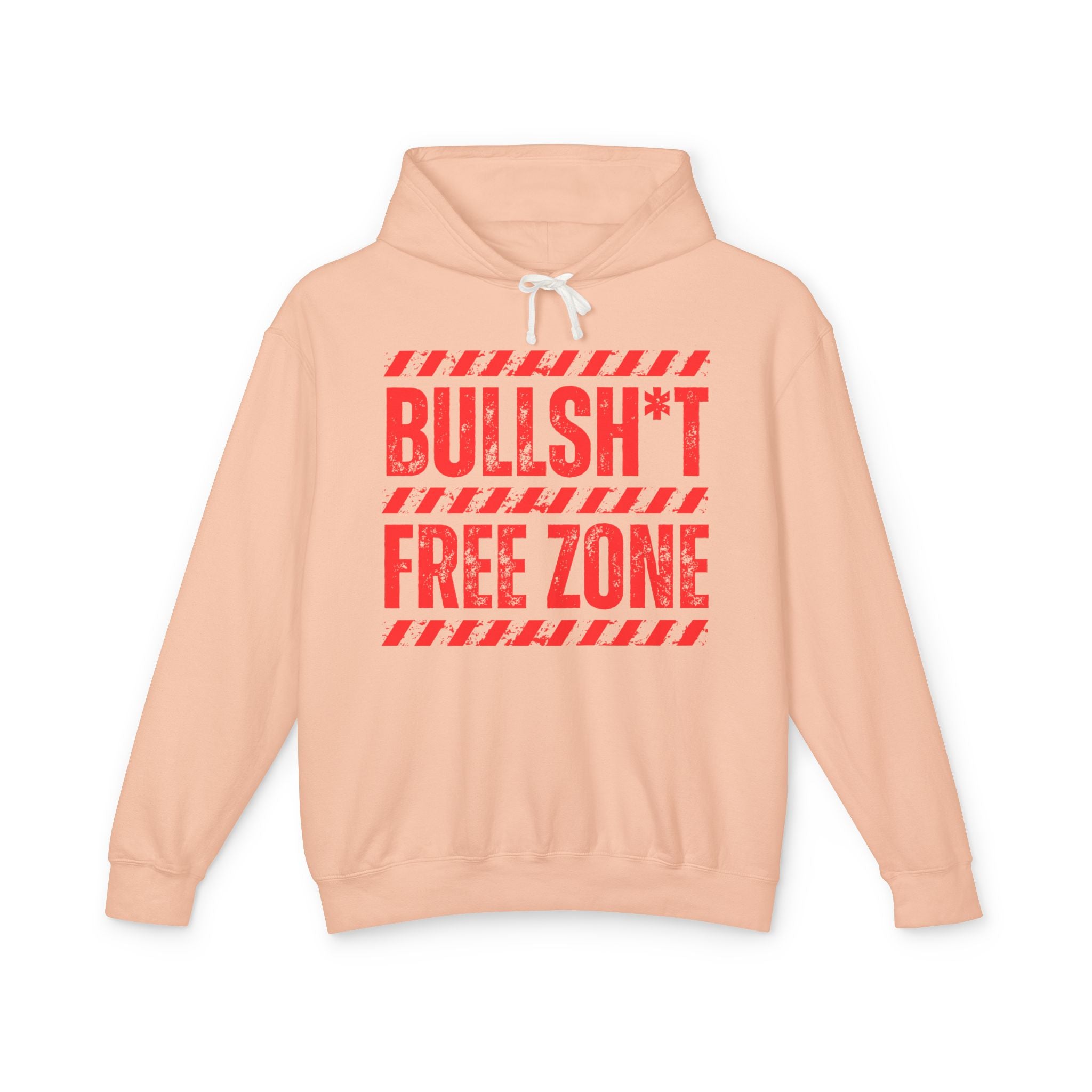 Bullshit Free Zone Hoodie — Funny Boundaries Hoodie