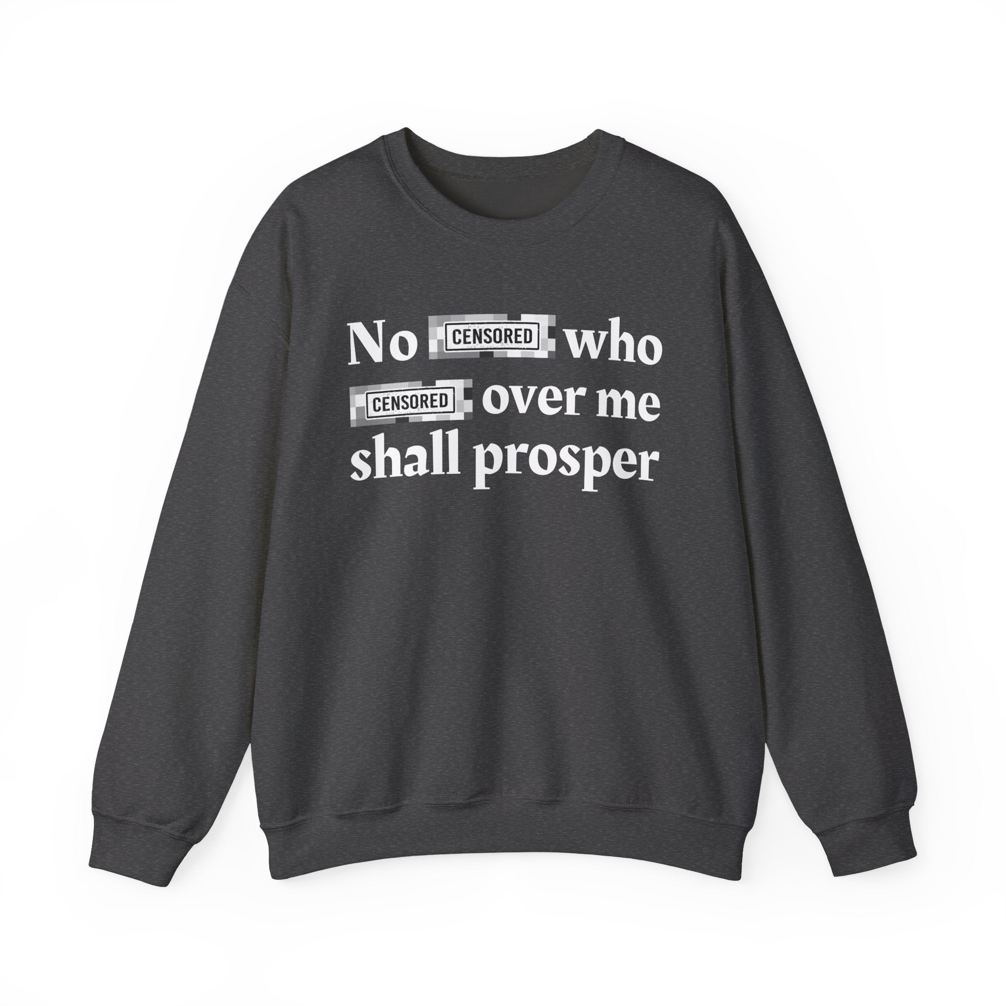 No Bitch Who Fuck'd Over Me Shall Prosper — Bold Christian Statement Sweatshirt
