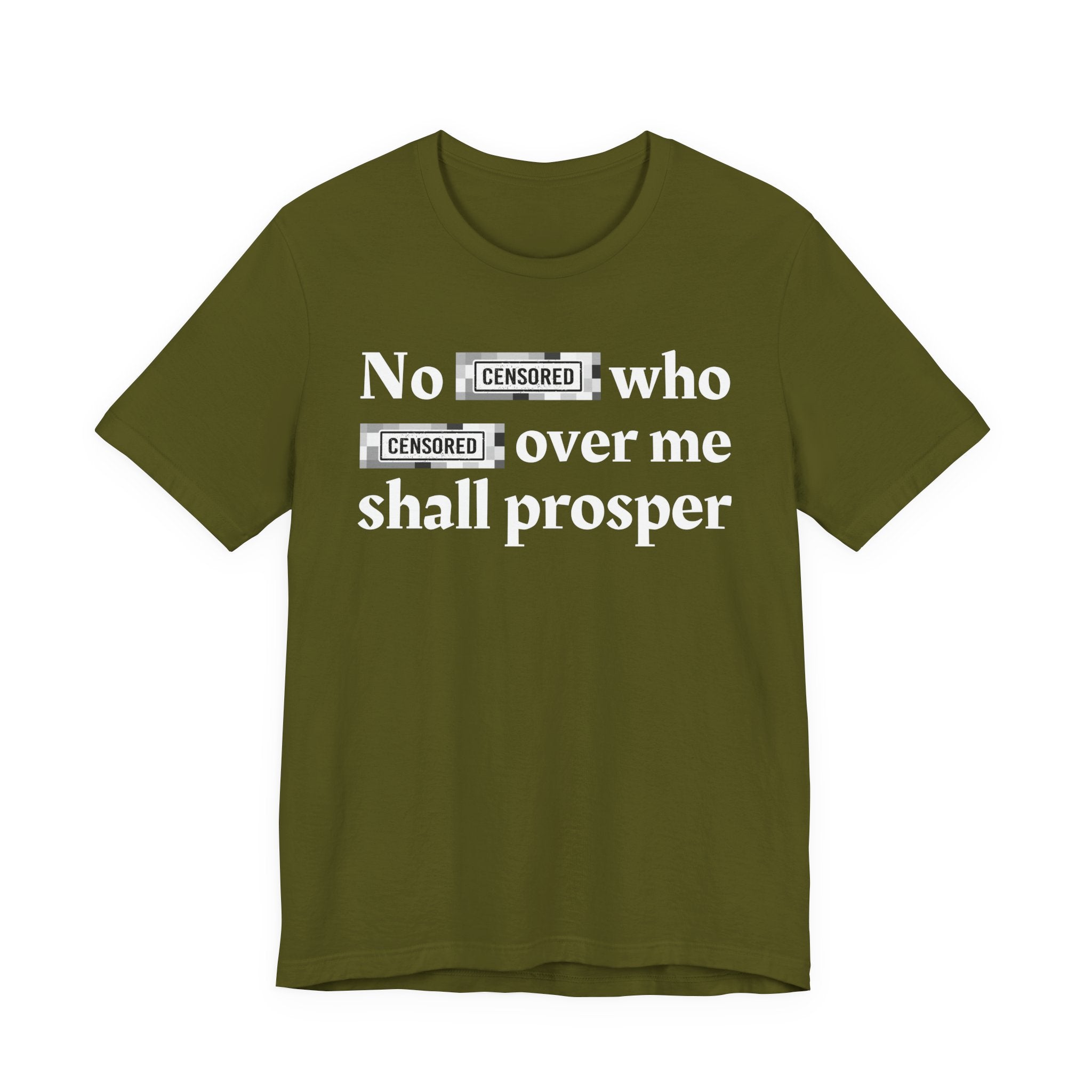 No Bitch Who fucked Over Me Shall Prosper — Bold Christian Statement T-Shirt