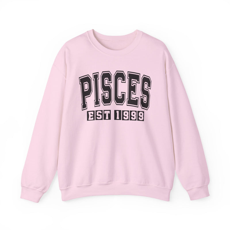 Pisces (EST YEAR) Personalization — Zodiac Graphic Sweatshirt