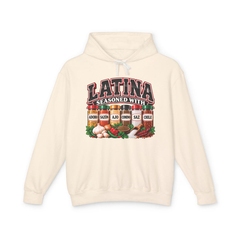 Latina Seasoned With Adobo Sazón Ajo Comino Saz Chile — Hoodie
