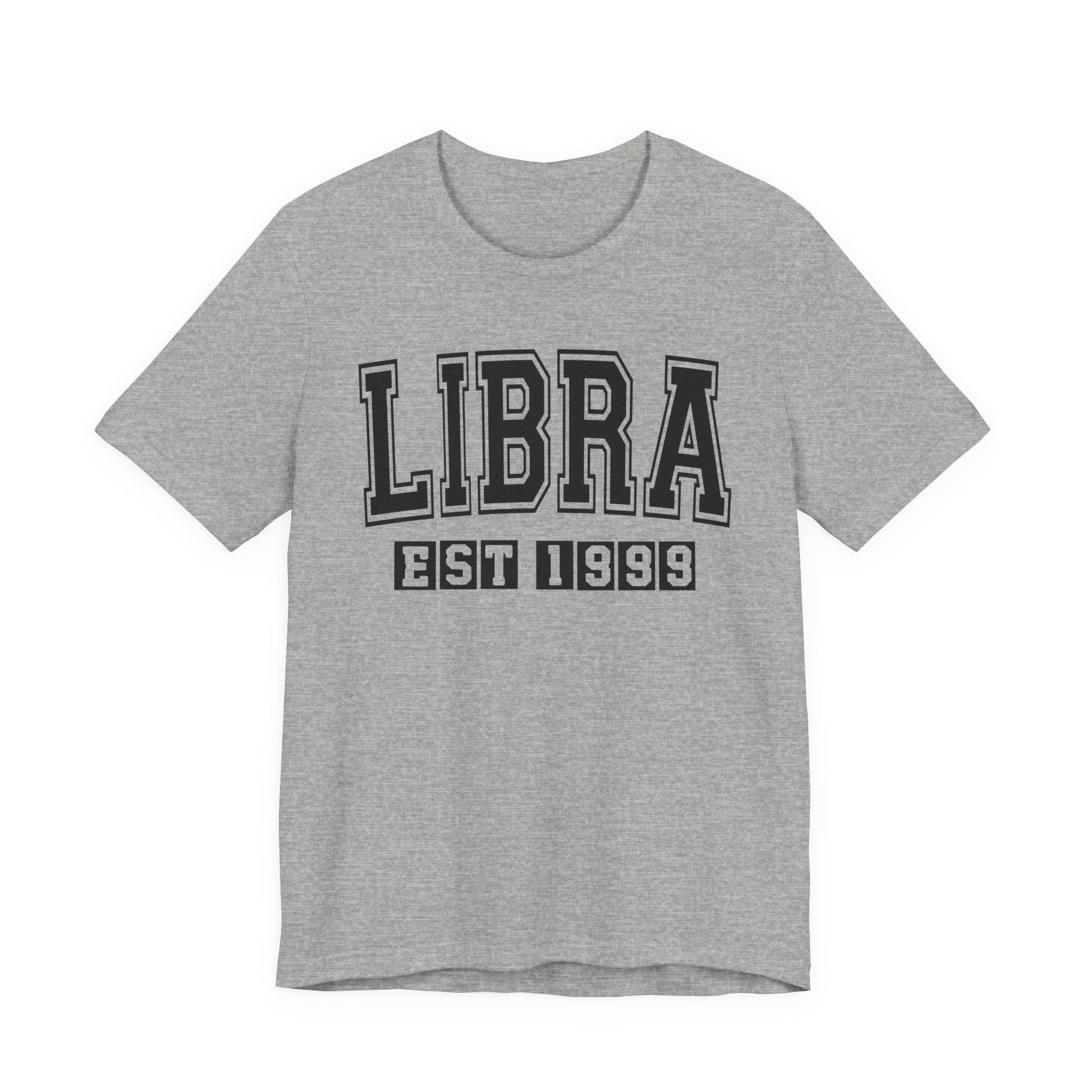 Libra EST (YEAR) Personalization — Zodiac Birthday Tee Shirt