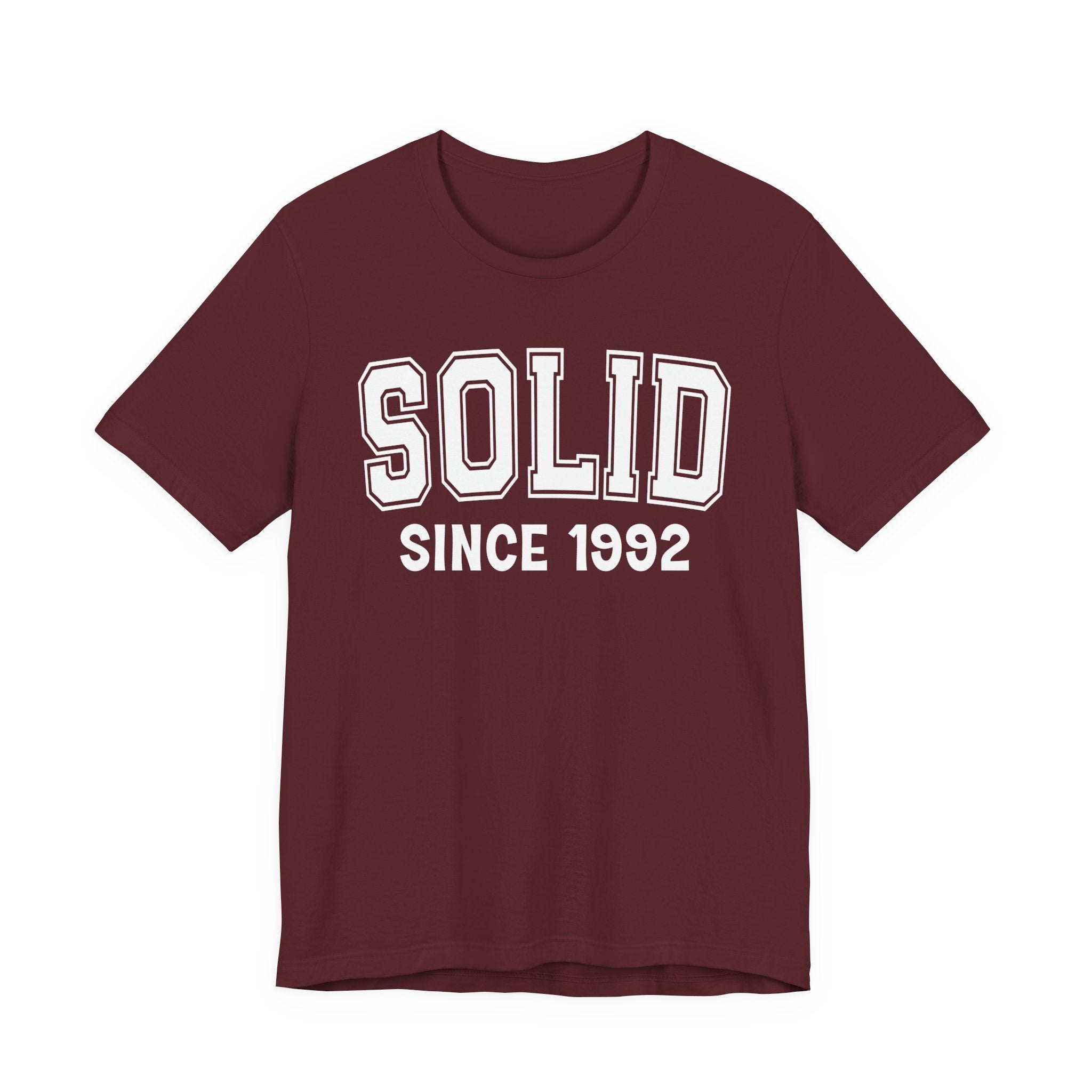Solid Personalization T-Shirt - Add Your Special "Since Date"