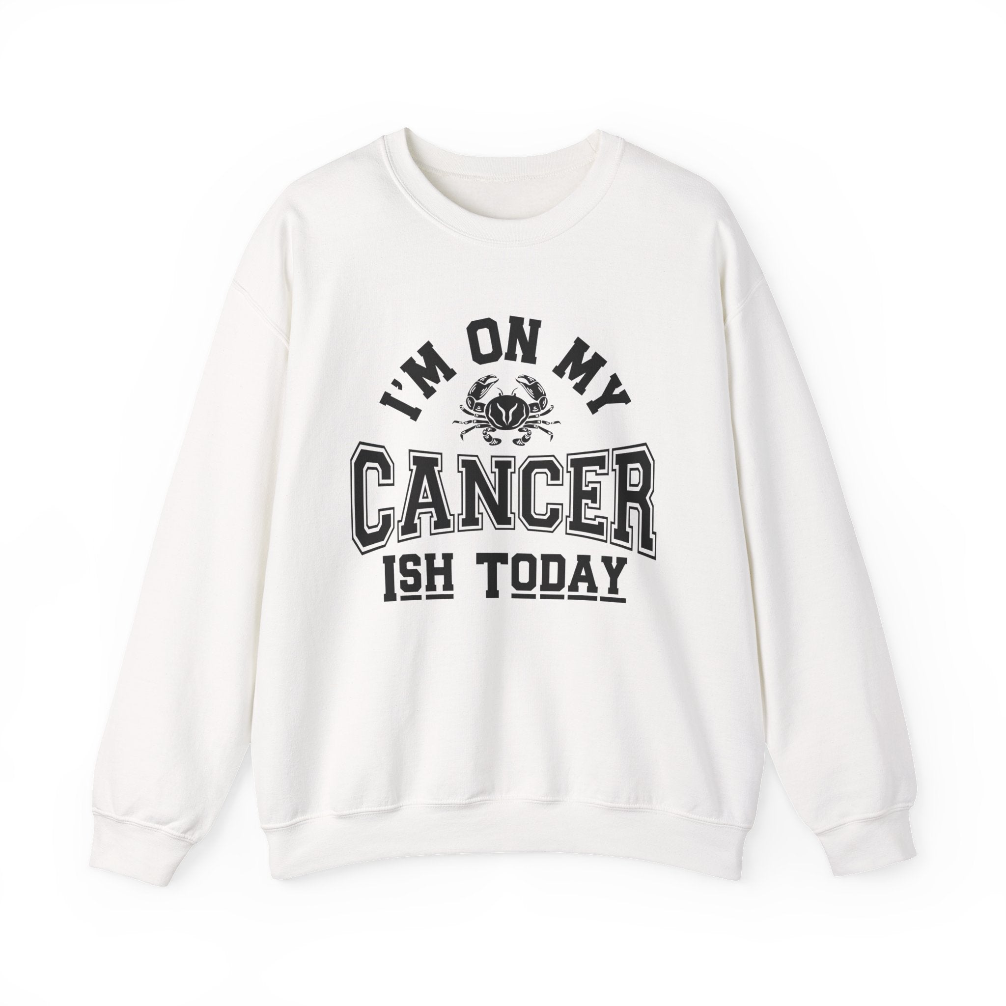 I'm On My Cancer——ish Today Crewneck Sweatshirt — Cancer Survivor Support Pullover