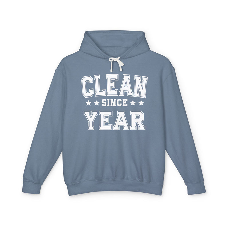 Clean Since (Personalized Date) — Abstinence Milestone Hoodie
