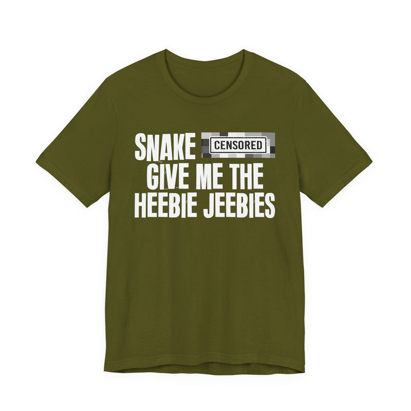 Snake [Censored] Give Me The Heebie Jeebies - T-Shirt