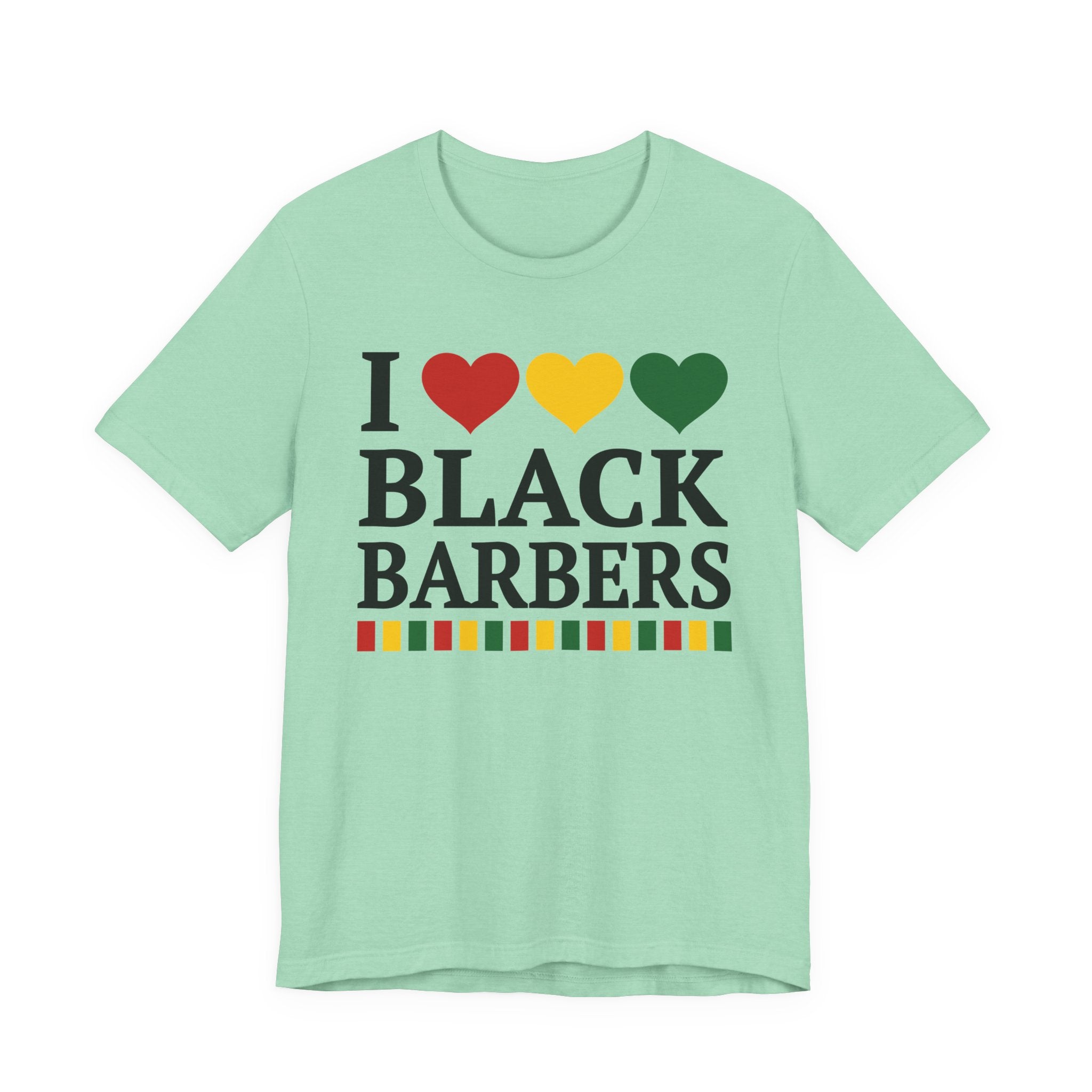 I Love Black Barbers — T-Shirt