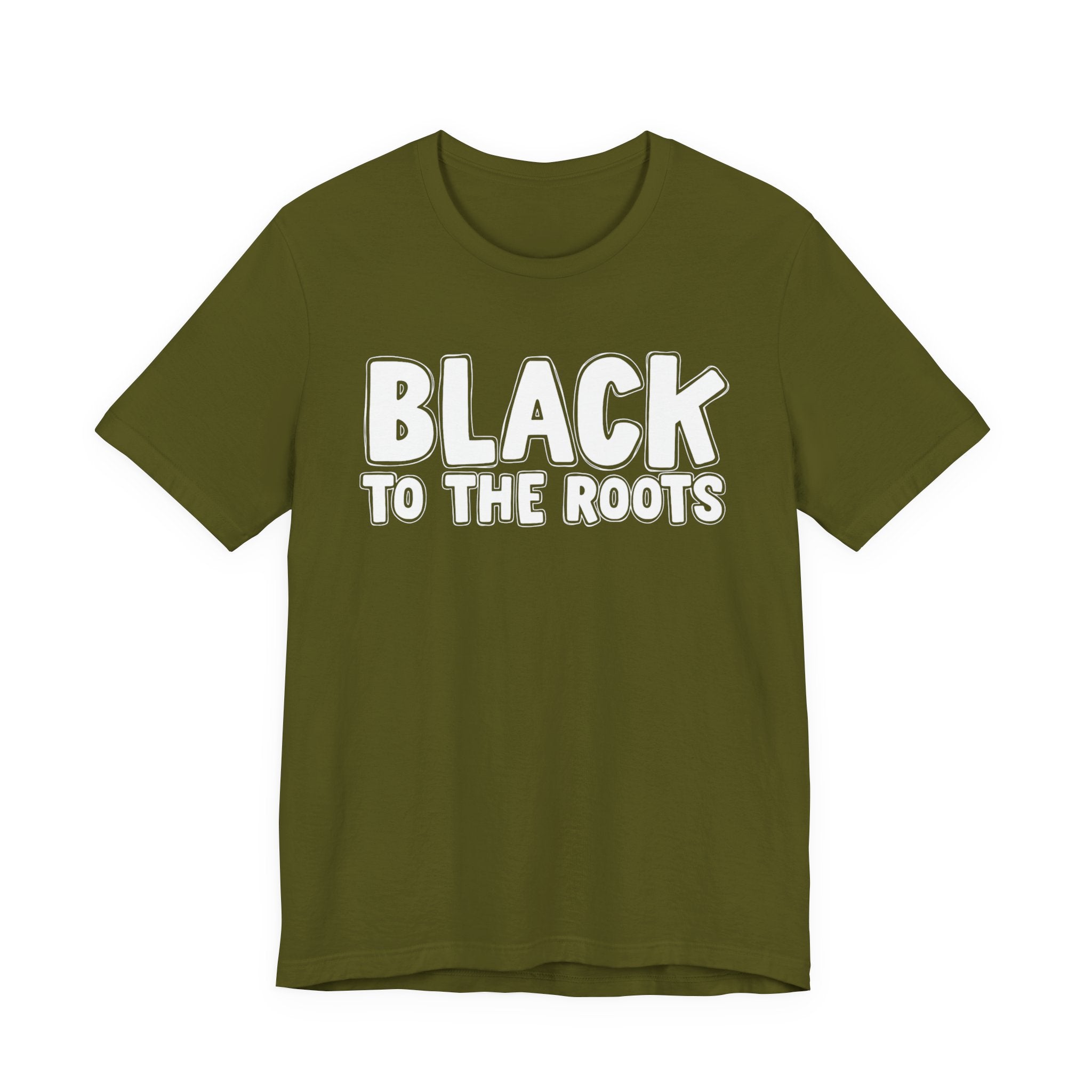 Black To The Roots — Serious AA Declaration T-shirt