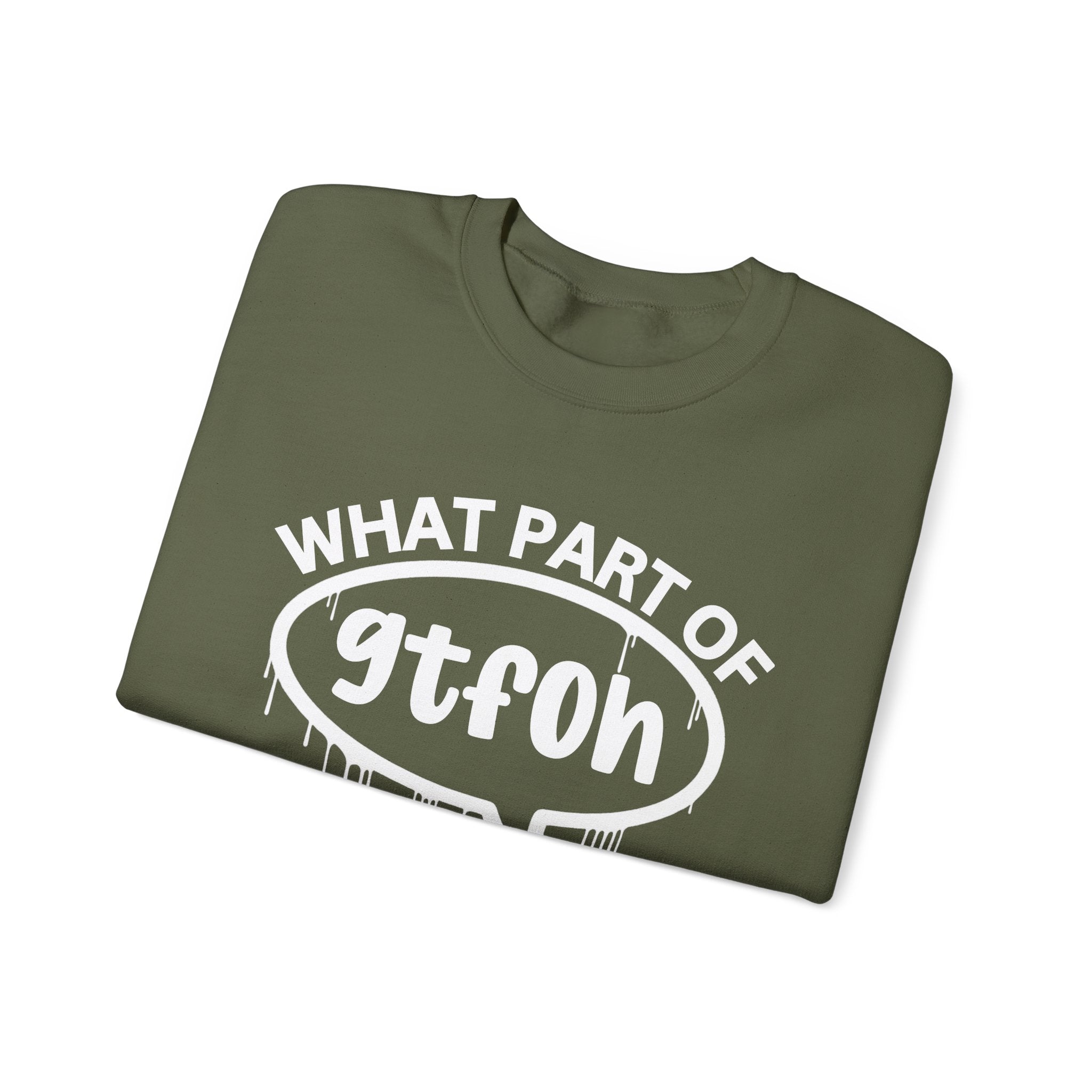 What Part of GTFOH You Don’t Understand? Witty Sweatshirt