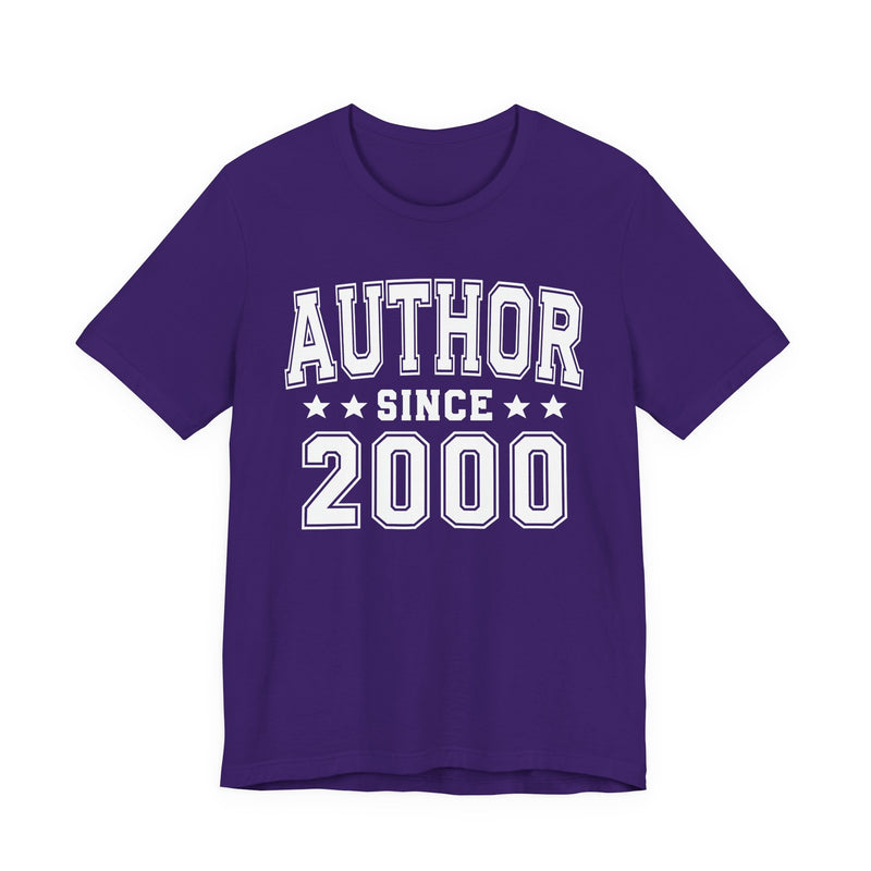 Author Since (Personalized Date) —  Bride/Married T-shirt, Wedding & Anniversary Gift