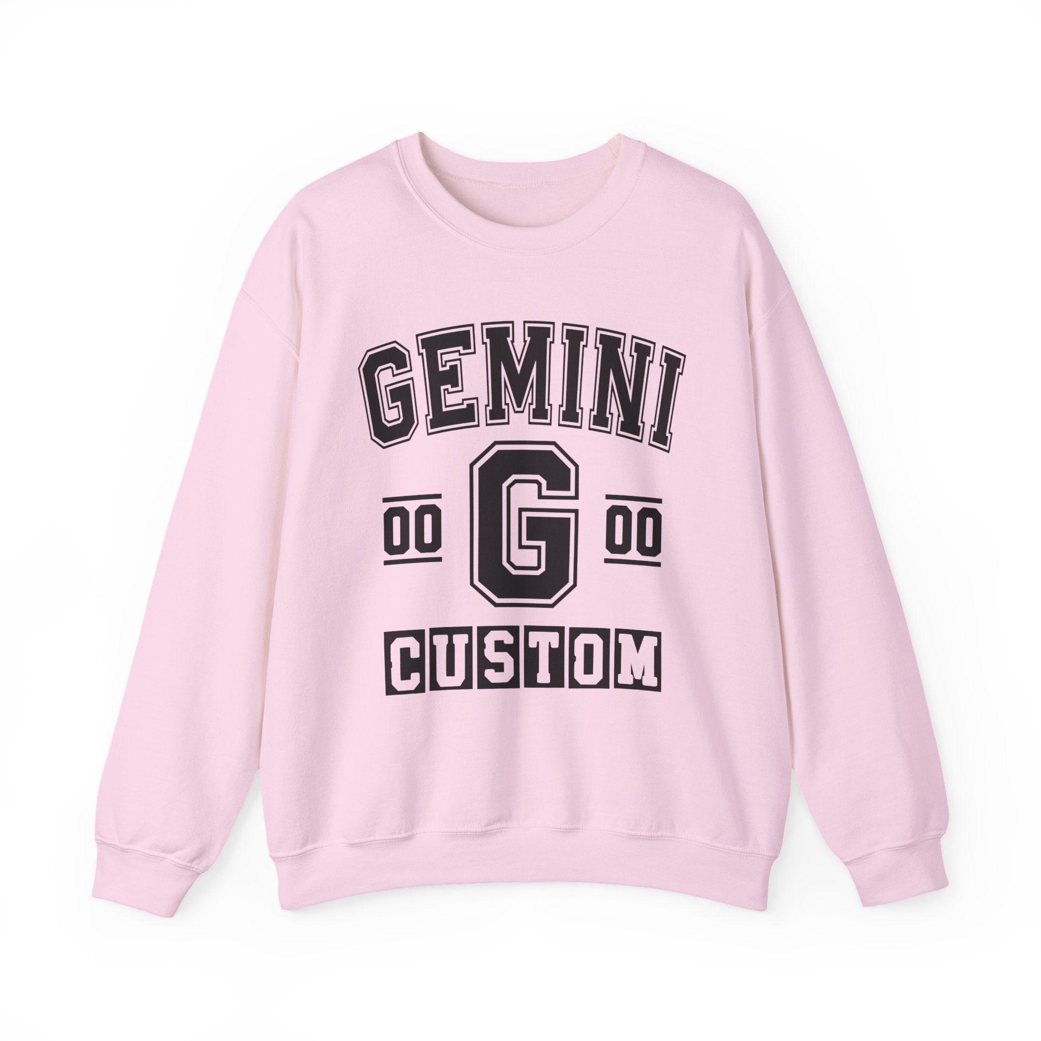 Custom Gemini Varsity Sweatshirt - Customize Birthday Day/Month/Year - Customize Gemini Season/Nation