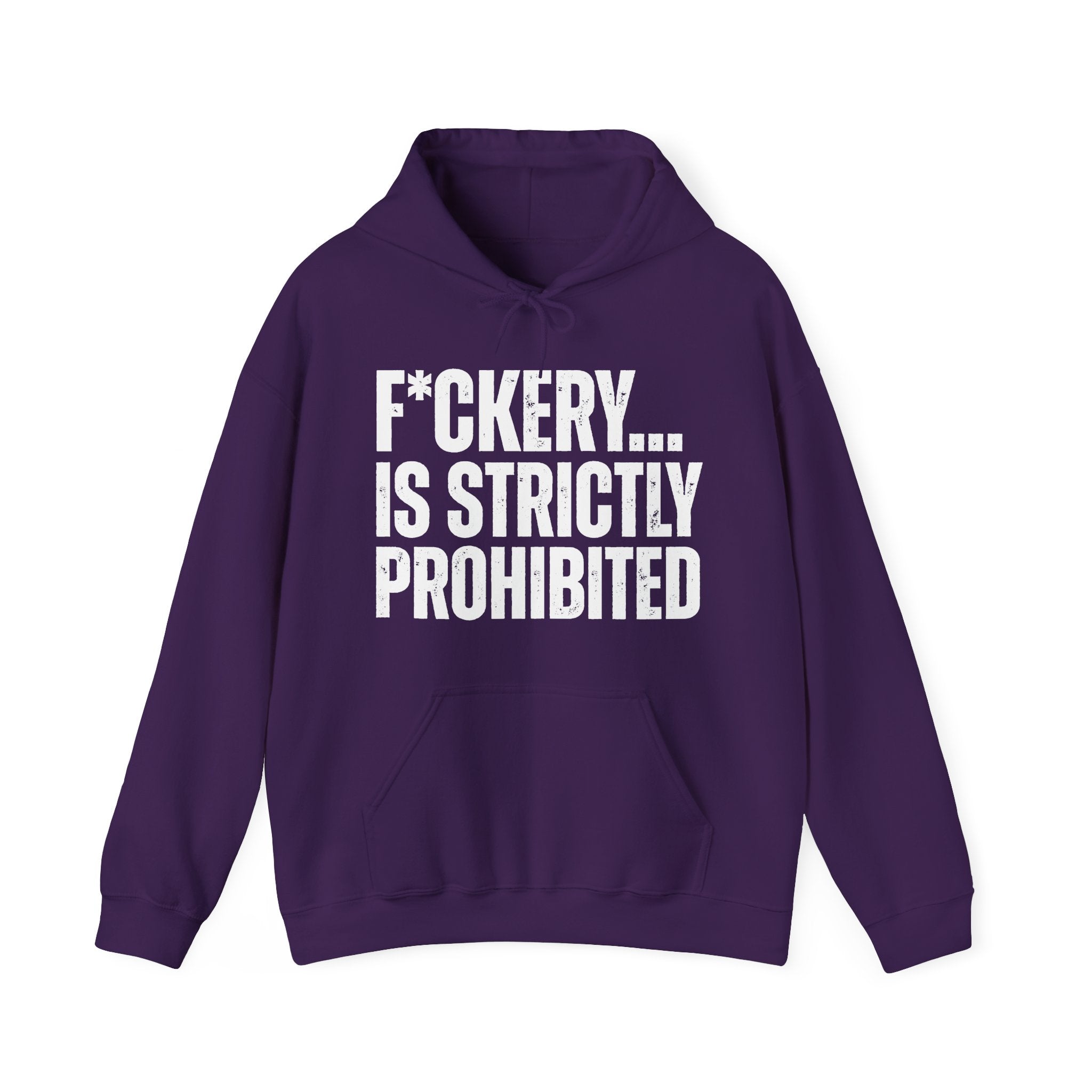 Fuckery...Is Stricly Prohibited — Sarcastic Statement Hoodie