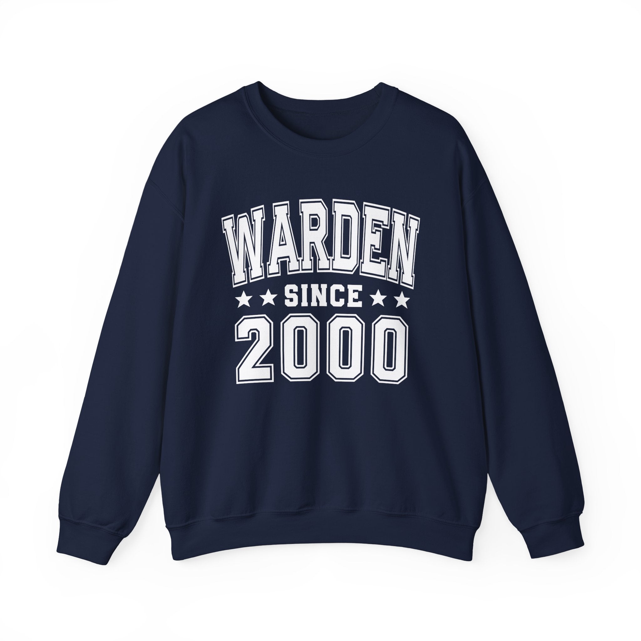 Warden Prisoner Since (Personalized Date) — Funny Marriage Milestone Sweatshirt