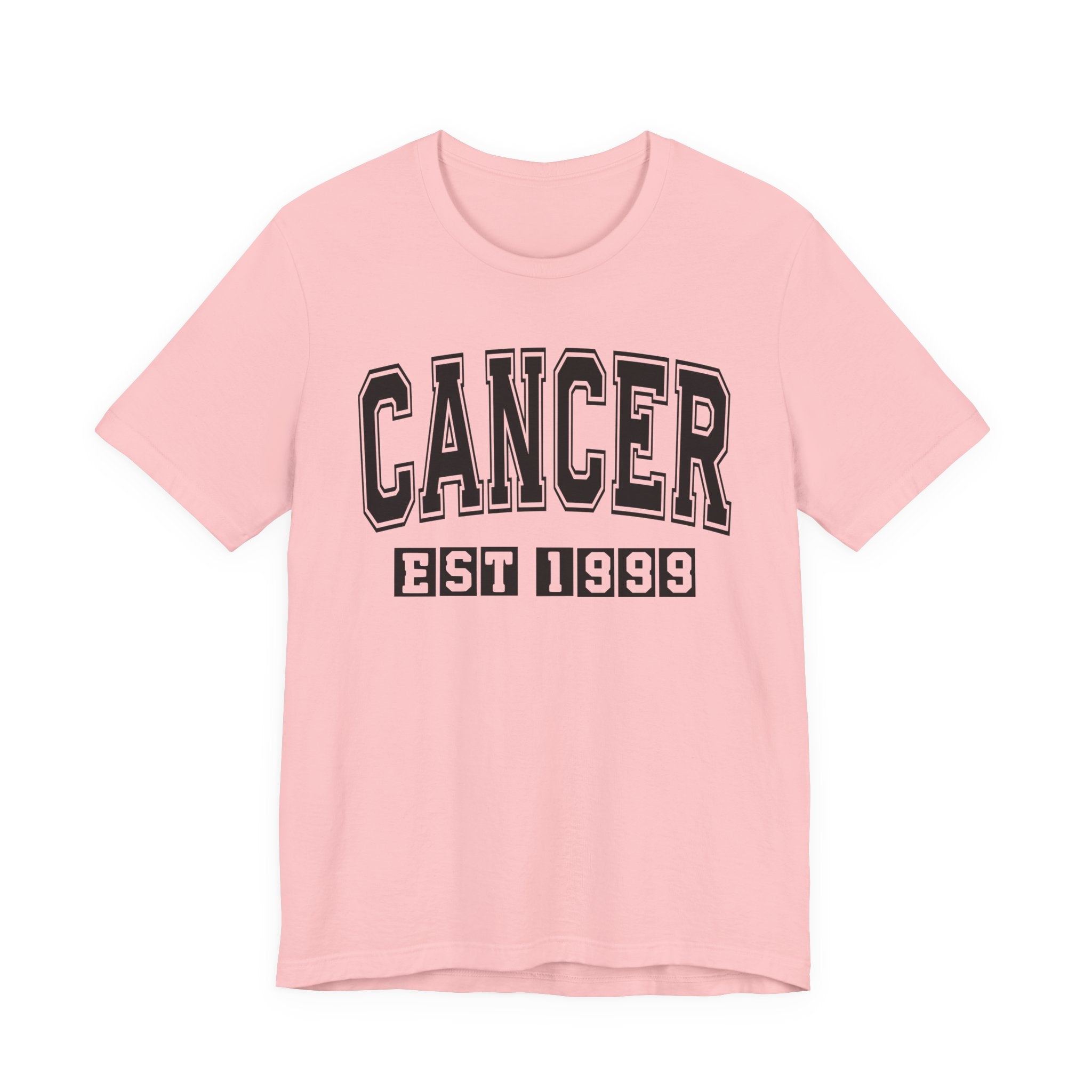 Cancer EST (YEAR) Personalization — Zodiac Birthday Tee Shirt