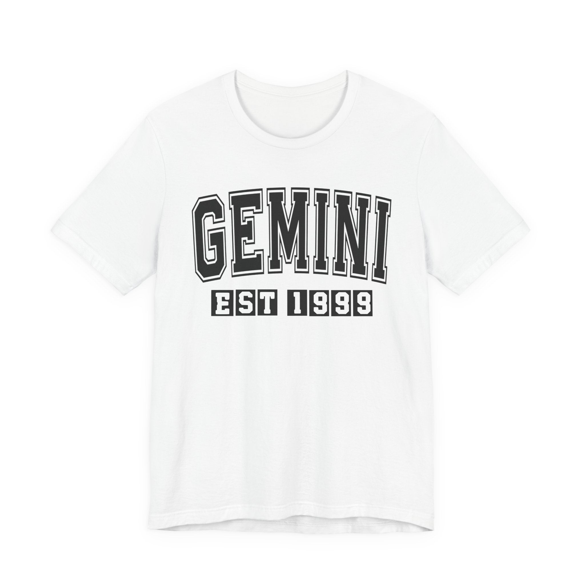 Gemini EST (YEAR) Personalization — Zodiac Birthday Tee Shirt